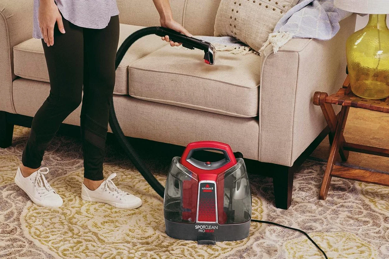 BISSELL SpotClean ProHeat 36988 Shampouineuse Canapé 330W Nettoyeur Tapis Moquettes Meubles Tissus Voiture
