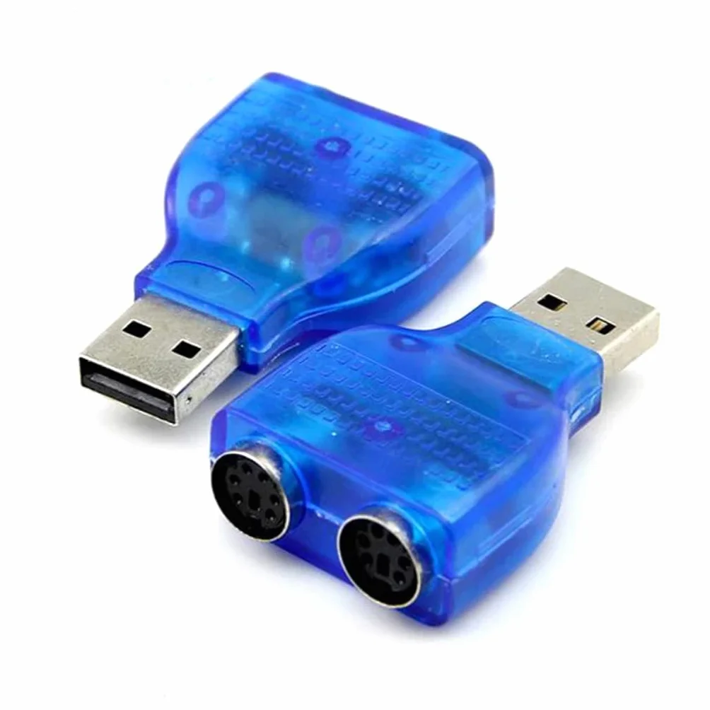 Adaptateur convertisseur USB mâle vers PS2 femelle pour clavier souris PC
