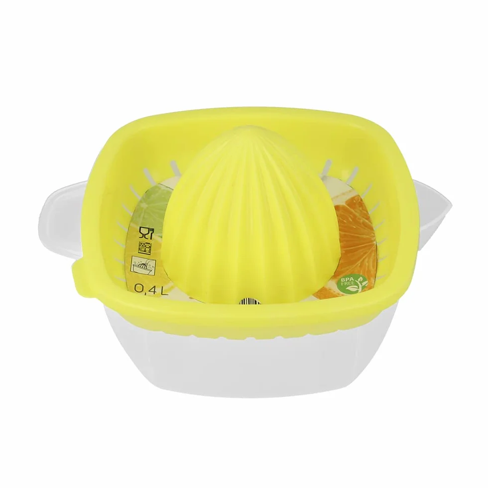 Metaltex 242001 Presse Agrumes Plastique Transparent/Bleu 15 x 12 x 9 cm