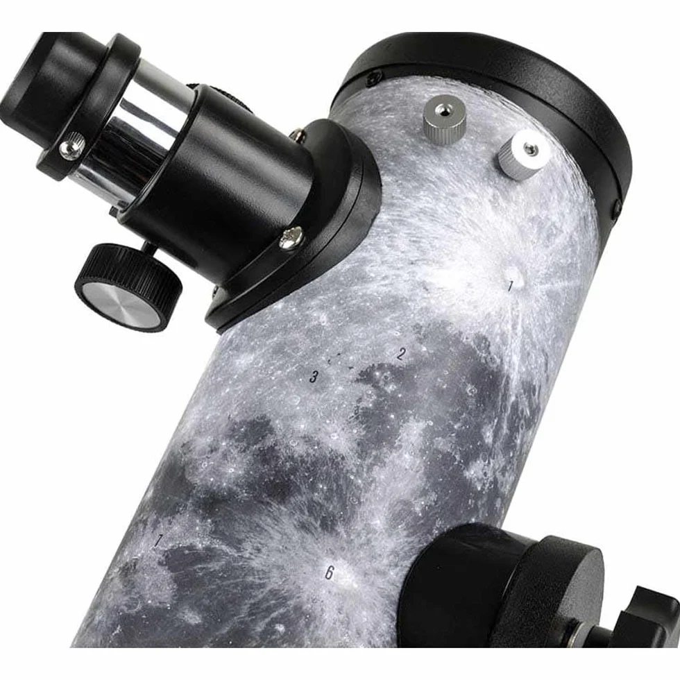 Celestron 22016 Firstscope Robert Reeves Signature Edition 76mm Tabletop Dobsonian Telescope, Includes 20mm and 4mm Eyepieces, f/3.95 Focal Ratio - Black