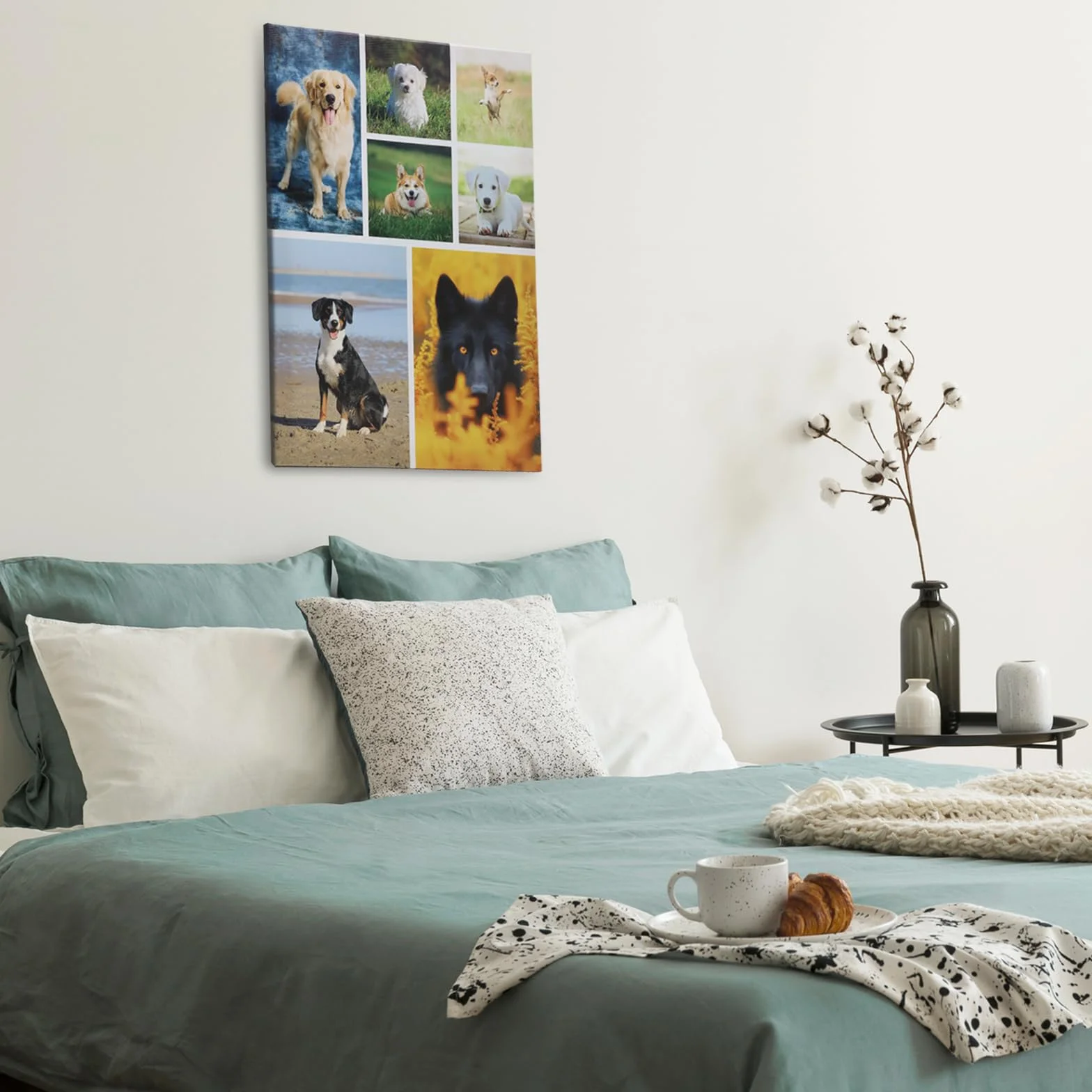 Tableau Personnalisé Toile Encadrée Avec Photo Décoration Maison Cadeau Plusieurs Tailles