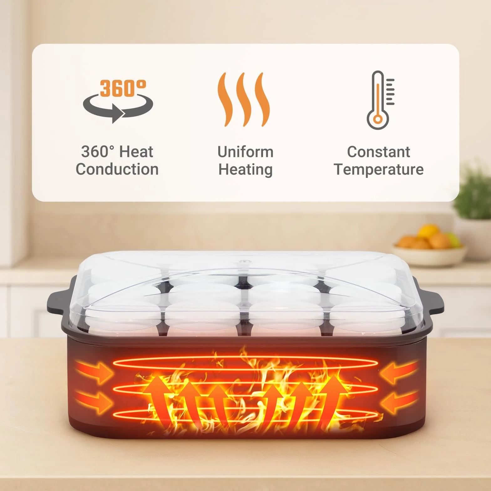 Todeco Yaourtière Électrique avec 12 Pots en Verre de 180ml, Machine à Yaourt Maison en Acier Inoxydable, Écran LCD, Thermostat Réglable et Minuterie, pour Préparer du Yaourt Grecs et Aromatisés