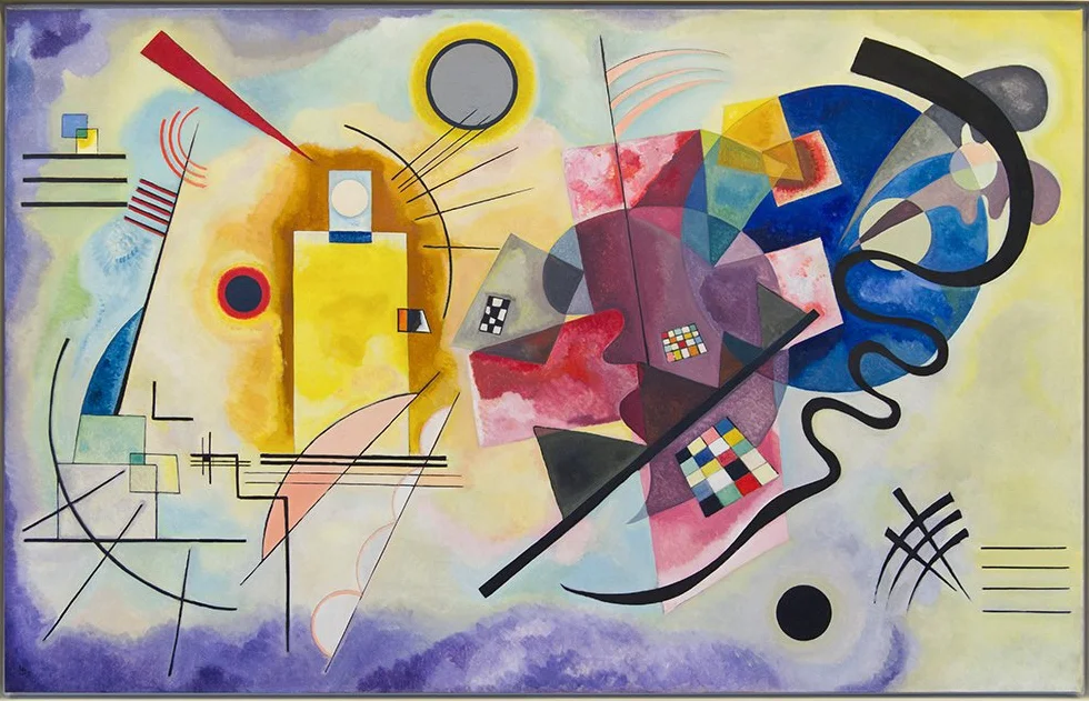Wassily Kandinsky - Jaune Rouge Bleu - Extra Large - Archival Matte - Black Frame