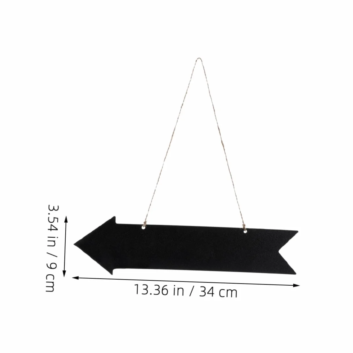 Garneck Panneaux de Direction en Bois Fléchés, Lot de 3, Tableaux Noirs Suspendus Effaçables, Décoration Murale Mariage