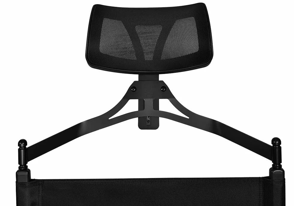 Chaise de Maquillage en Aluminium avec Appui-Tete Pliable