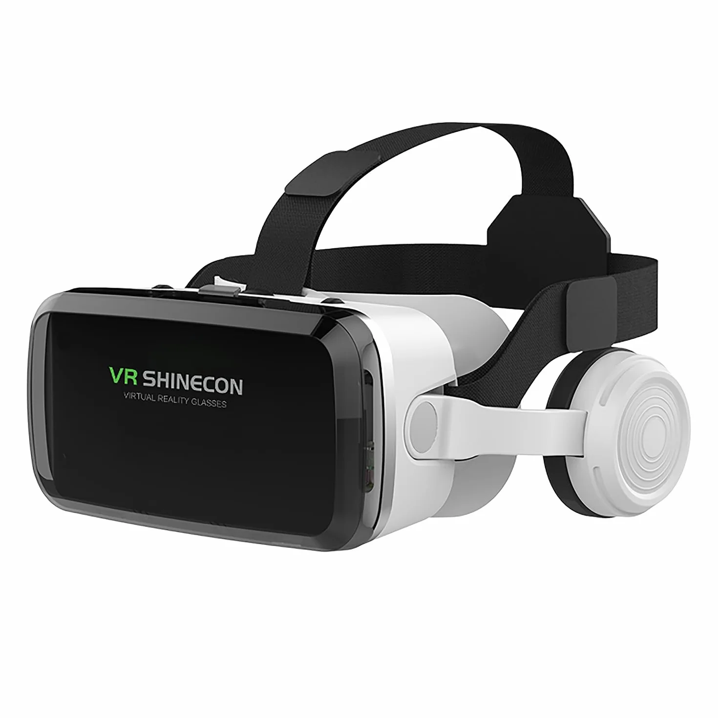 LONGLU Zestaw słuchawkowy 3D do wirtualnej rzeczywistości kompatybilny z iPhone 16 15 Pro Max Mini X R 12 11, Samsung 4,7-6,7", Android, okulary wirtualnej rzeczywistości 3D, do filmów i gier wideo