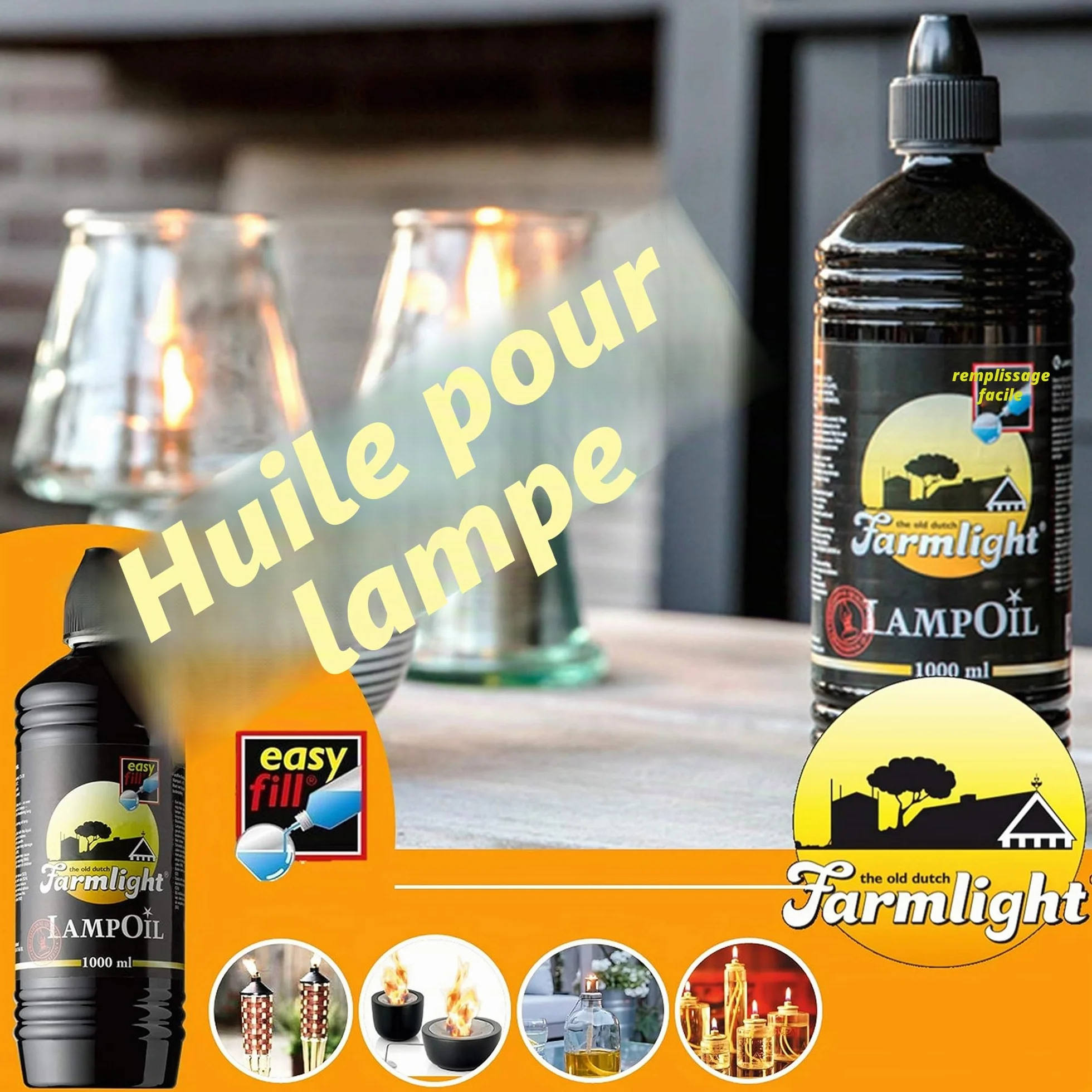 Lampoil 1L Huile pour lampe