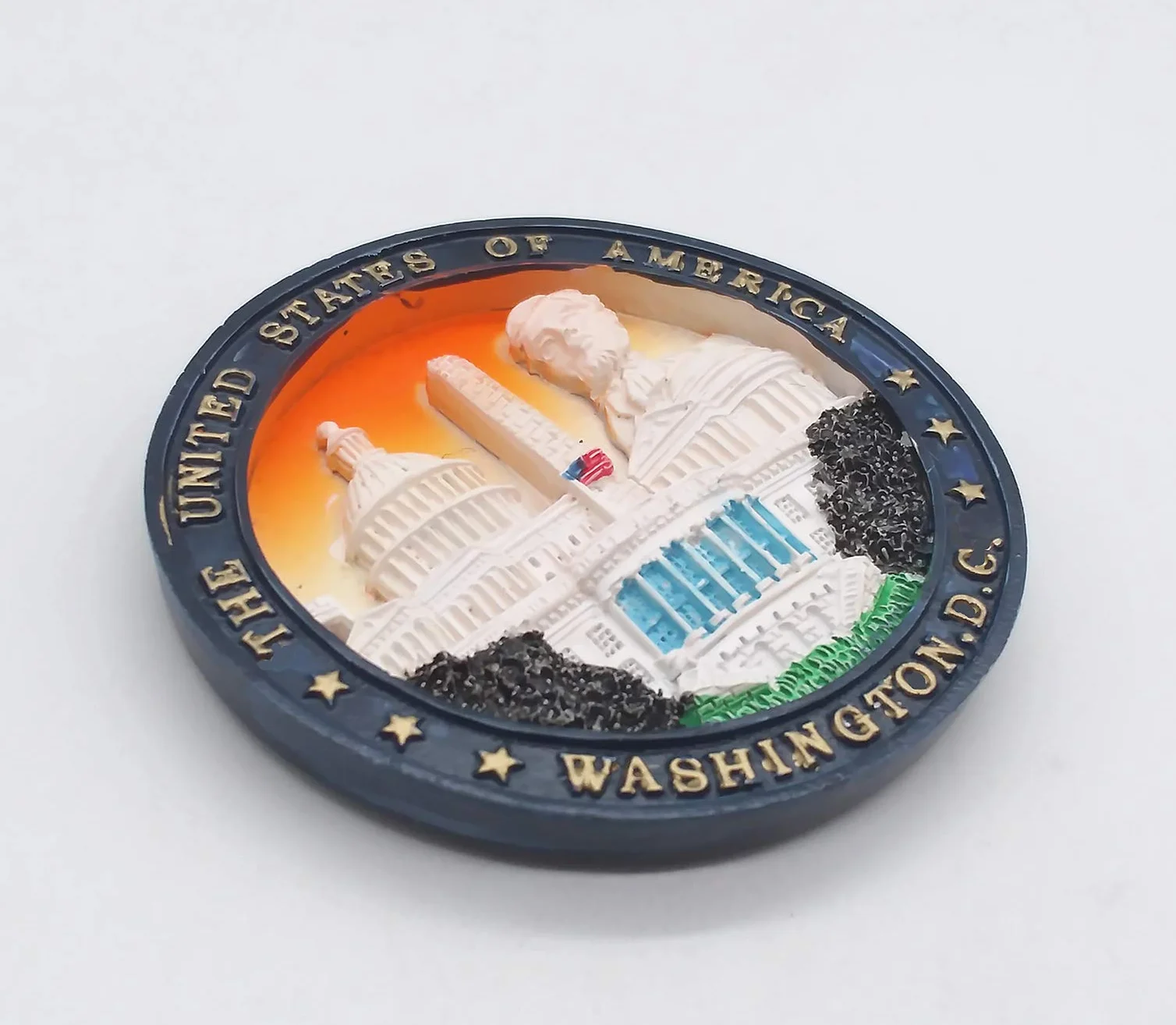 Aimant de décoration 3D Washington Capitale des États-Unis d'Amérique
