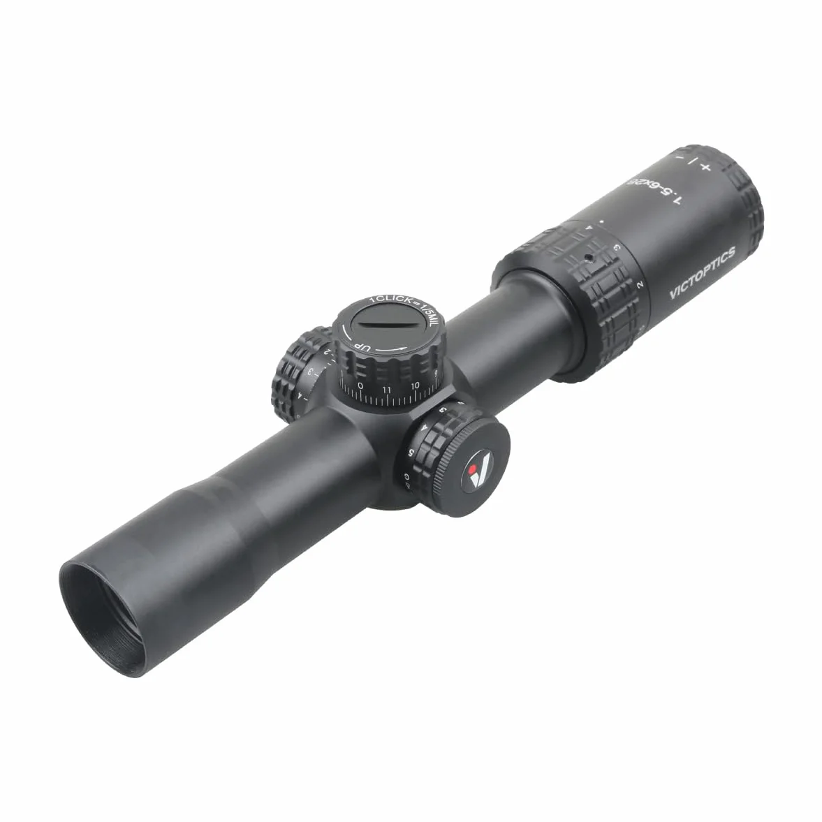 Victoptics OPSL32 S4 1,5-6 x 28 luneta celownicza do uprawiania sportu, airsoft i polowania, wiatrówka celownicza, celownik karabinowy, zakres Rifle, obszerne akcesoria