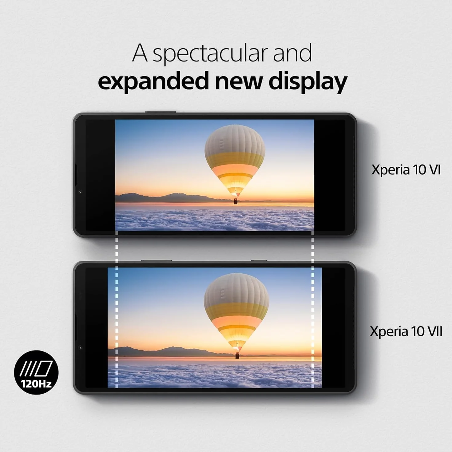 Sony Xperia 10 VII: 6,1" 19,5:9 OLED z baterią 120 Hz, baterią 5000 mAh, obiektyw Ultra szeroki kąt 16 mm, dźwięk 3,5 mm, system Android 15, IP65/68, hybrydowa podwójna karta SIM, czarny węgiel