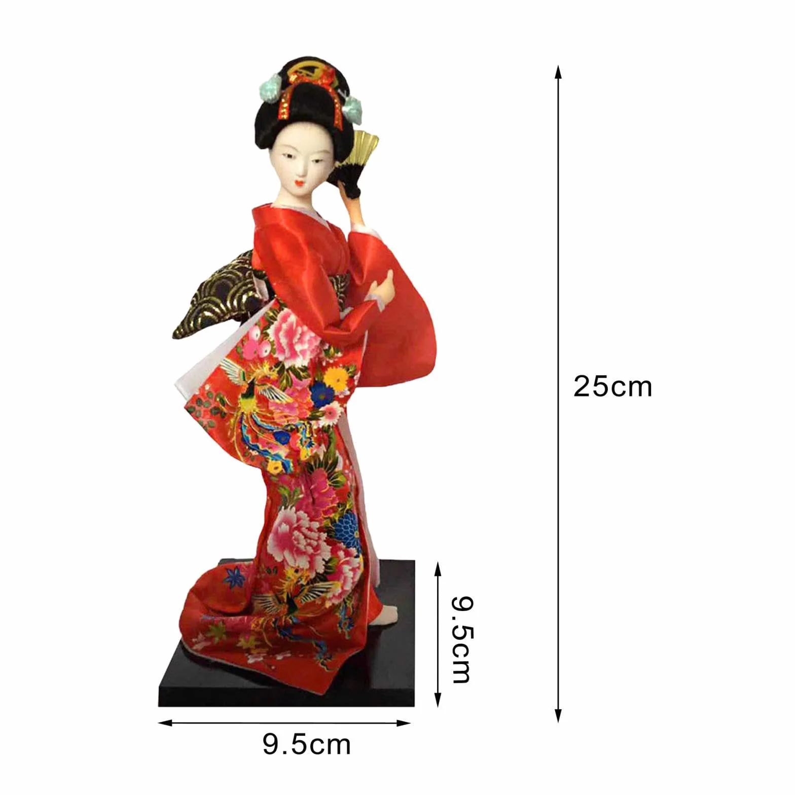 Poupées Geisha japonaises ethniques, poupée kimono 9 pouces, statue asiatique décoration table