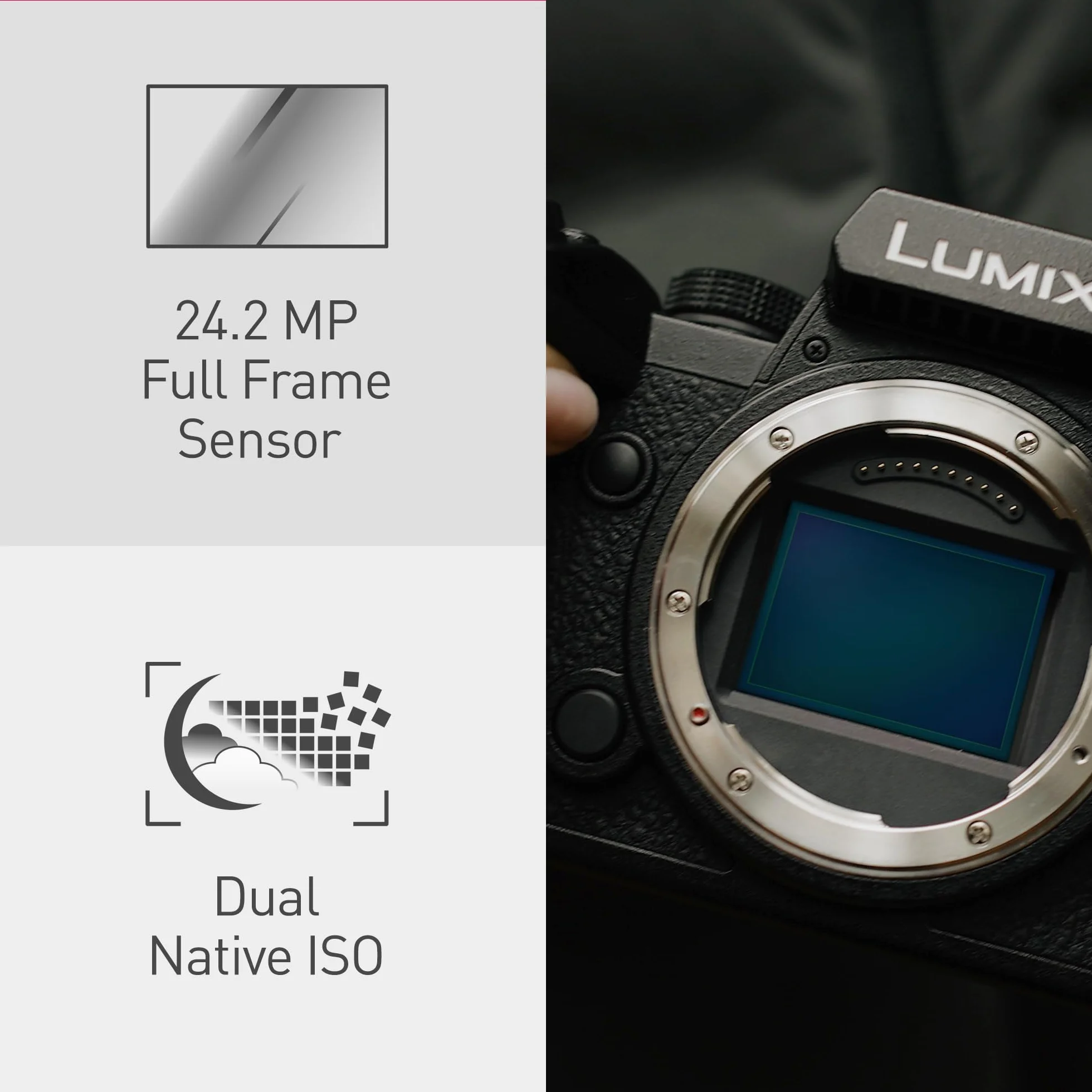 Panasonic Lumix DC-S5 II, Pełnoklatkowy aparat bezlusterkowy, z Obiektywem S-R1840E 18-40mm S, 4K 60P i 6k 30P, Flip screen, Wi-Fi, Phase Hybrid AF 179 pól, Active IS, Czarny