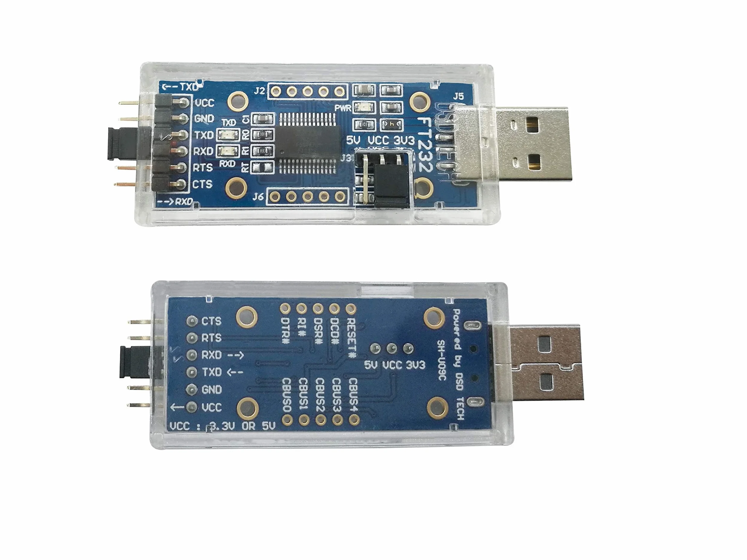 DSD TECH USB vers TTL Adaptateur Série FTDI FT232RL Compatible Windows 10 8 7 Mac OS X