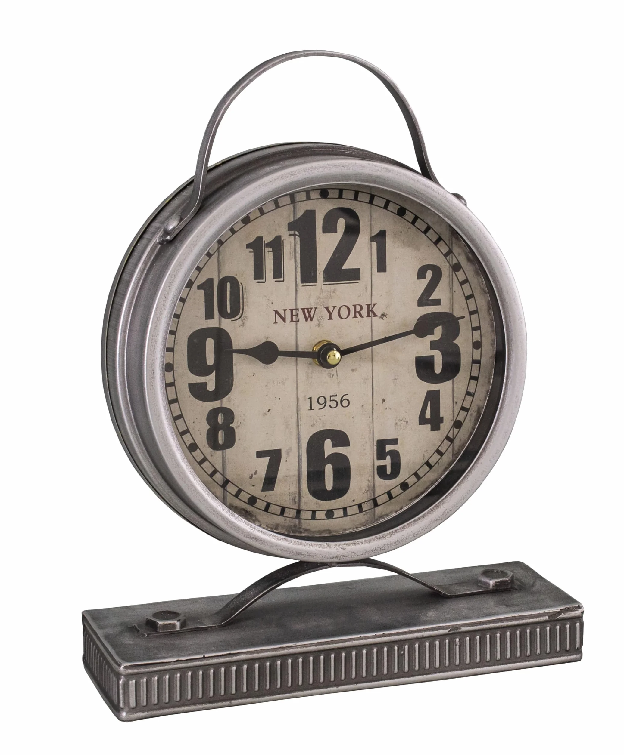 Antic Line Pendule sur Pied Industrielle Couleur Zinc New York