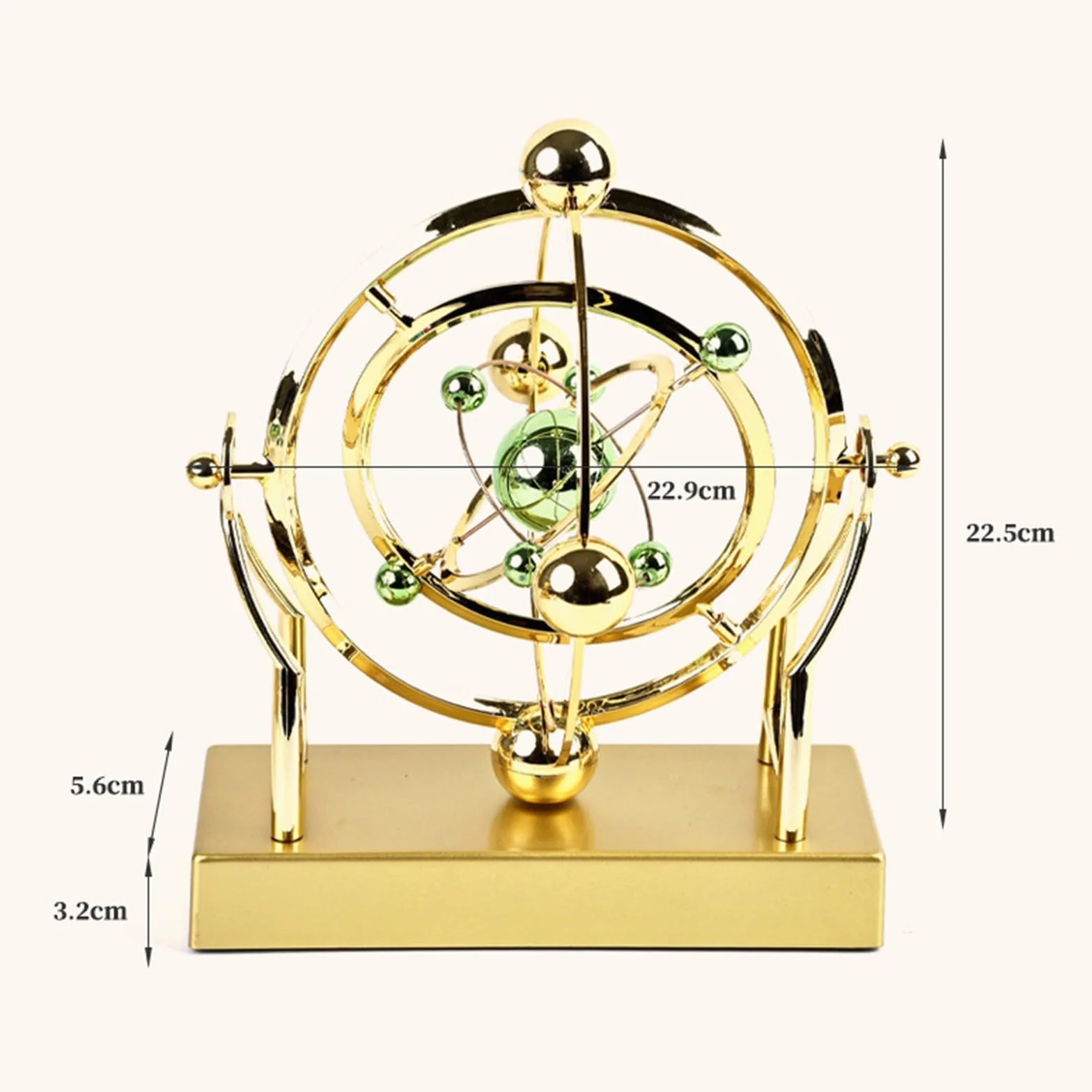 Pendule À Mouvement Perpétuel en Orbite Céleste - Décoration Rotative Créative Maison, Berceau de Newton