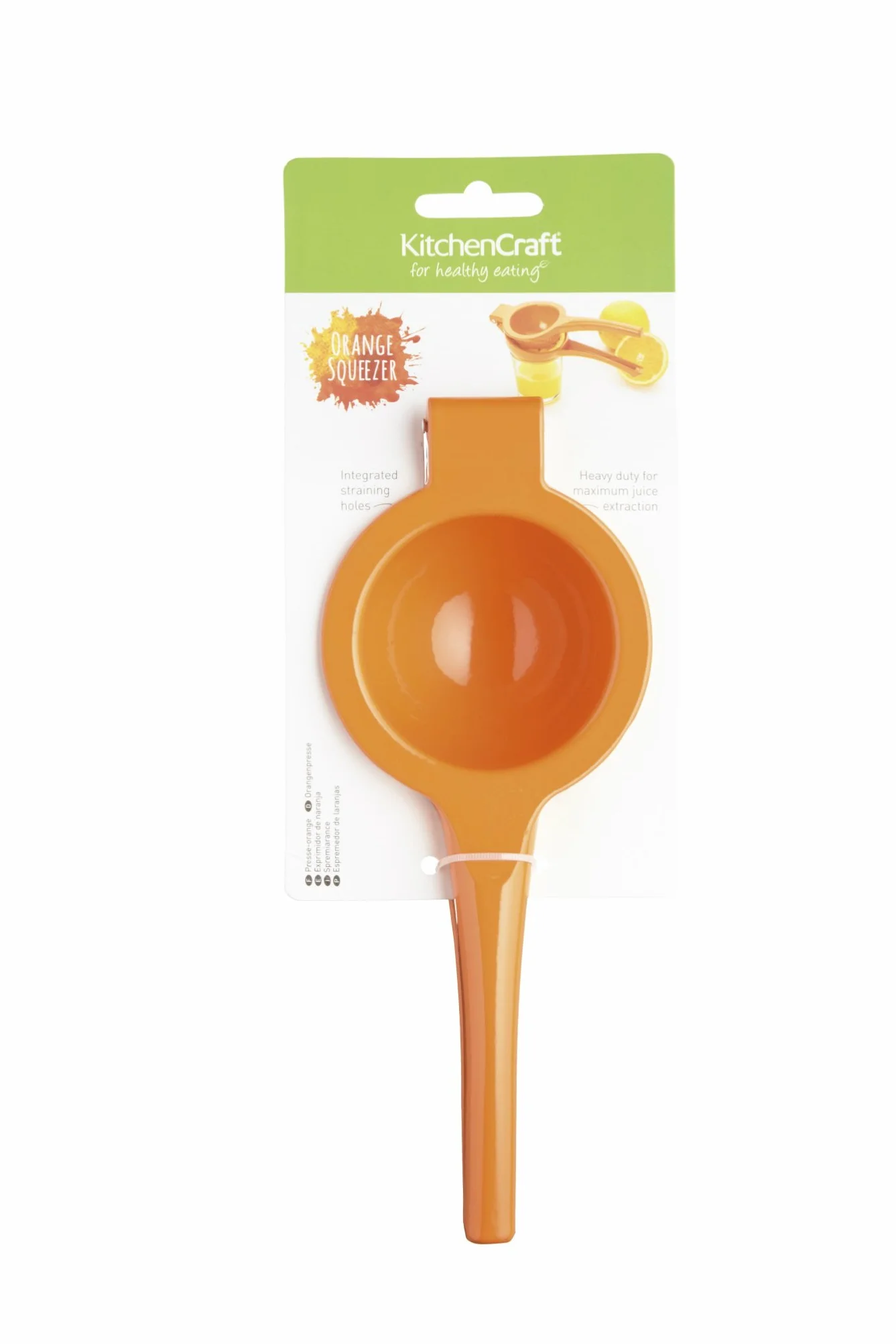 KitchenCraft Presse-Agrumes Manuel Plastique pour Jus d'Orange et Citron