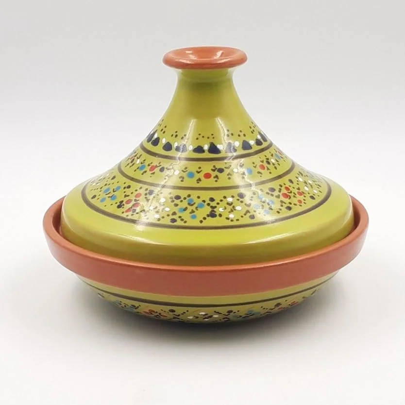 Tajine individuel évasé Marrakech Vert - D 22 cm
