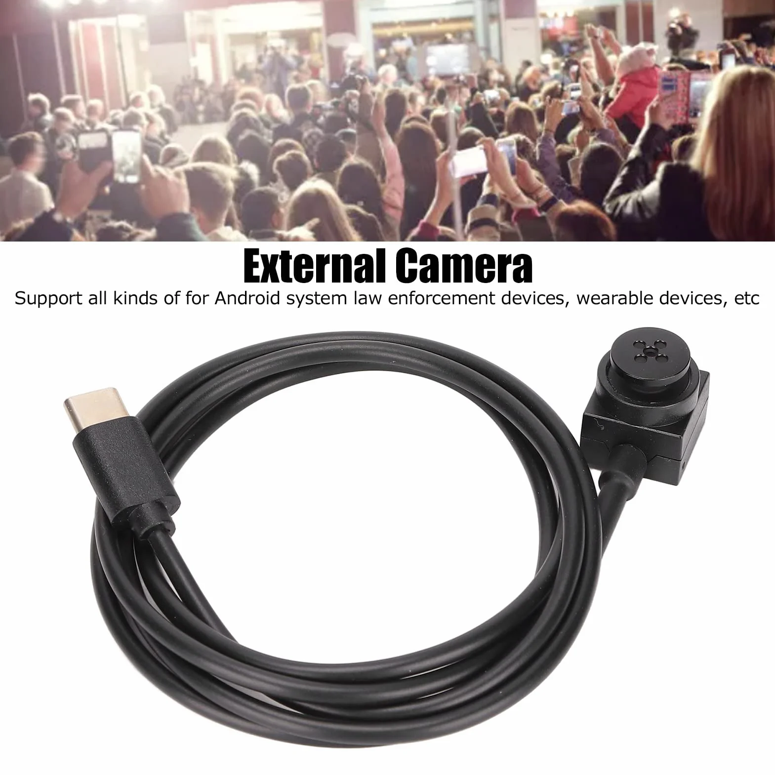 Android Mini Kamera Otg Usb C Kamera Zewnętrzna, 1080P Android Pvc Otg Kamera Zewnętrzna Wielofunkcyjna Przenośna Mini Kamera 1080P Otg dla Systemu Android