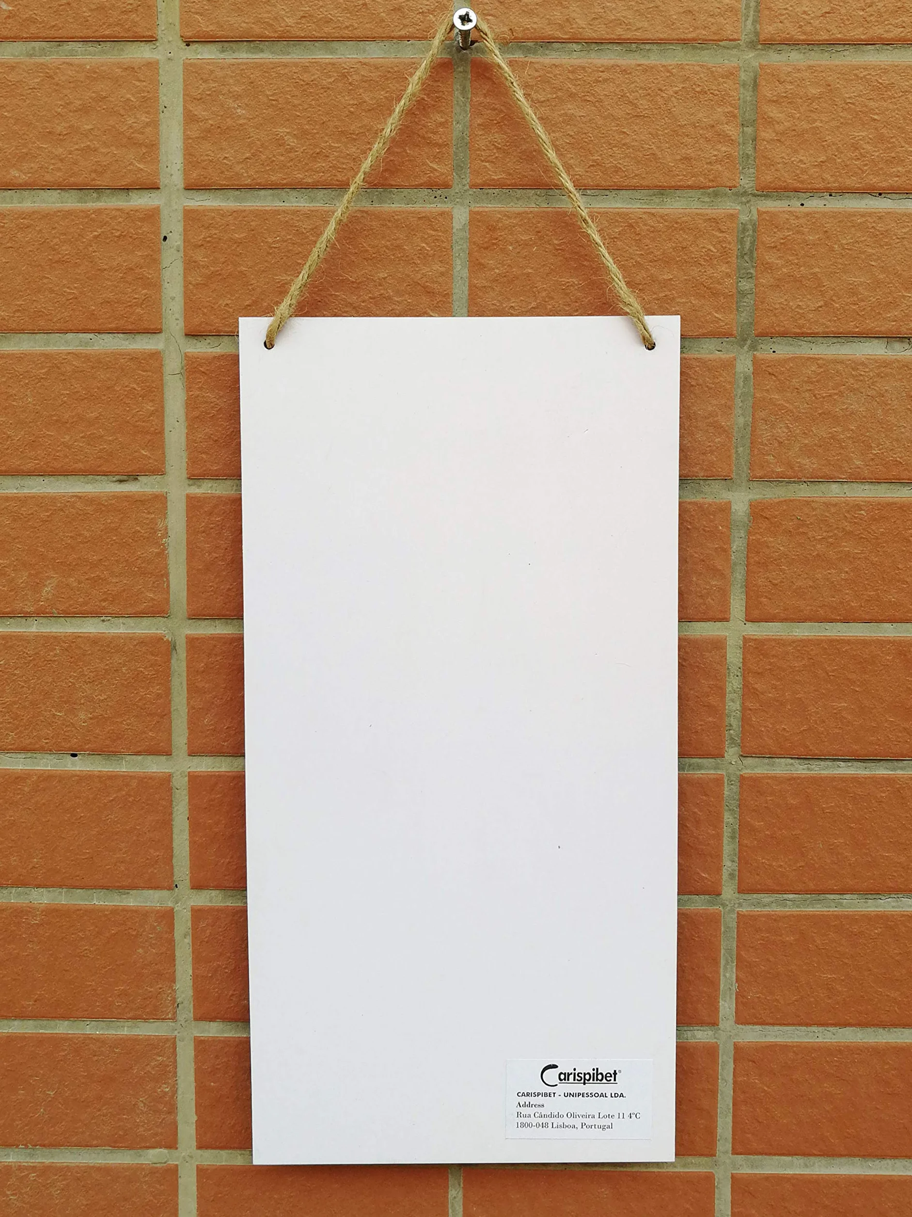 CARISPIBET plaque décoratif salle de bain 30 x 15 cm