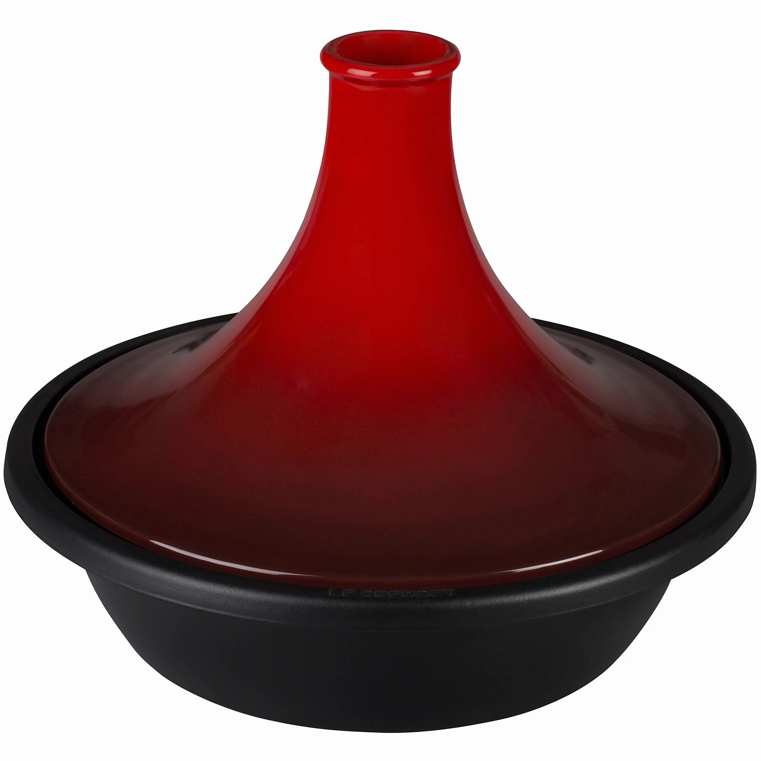 LE CREUSET 25138350600422 Cerise Tajine Rouge Fonte Emaillée 35 cm