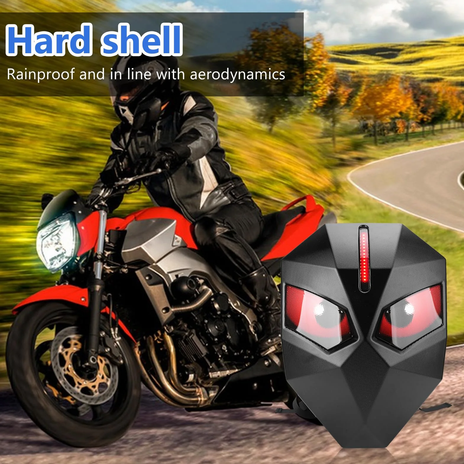 Plecak LED Motocyklowy, Plecak Knight -backpack, Plecak LED z Programowalnym Majsterkowaniem