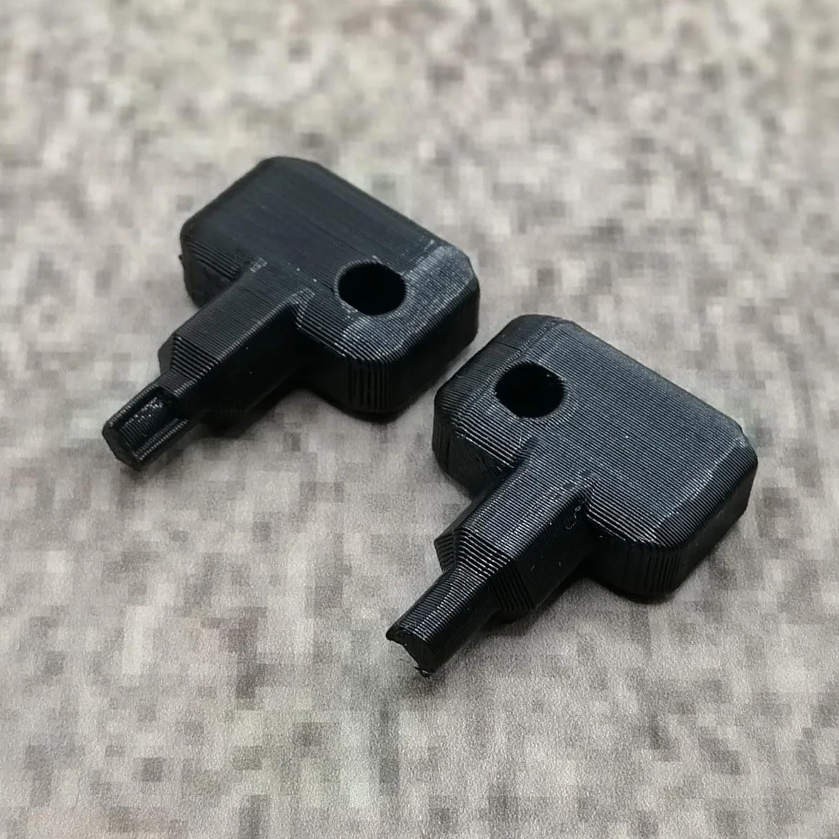 Lot de 2 clés de rechange noires compatibles Synology NAS Drive Bay Key Lock D5 D6 D8 D9 R6 X9 R8 DS181