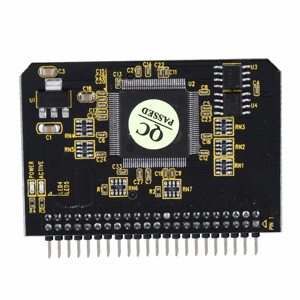 Diyeeni 44-pinowy męski adapter karty IDE do SD, adapter SD na IDE SD/SDHC/SDXC/MMC na adapter IDE do systemu DOS / NT4 / 98SE / ME / 2000 / XP/VISTA/MAC/Linux.