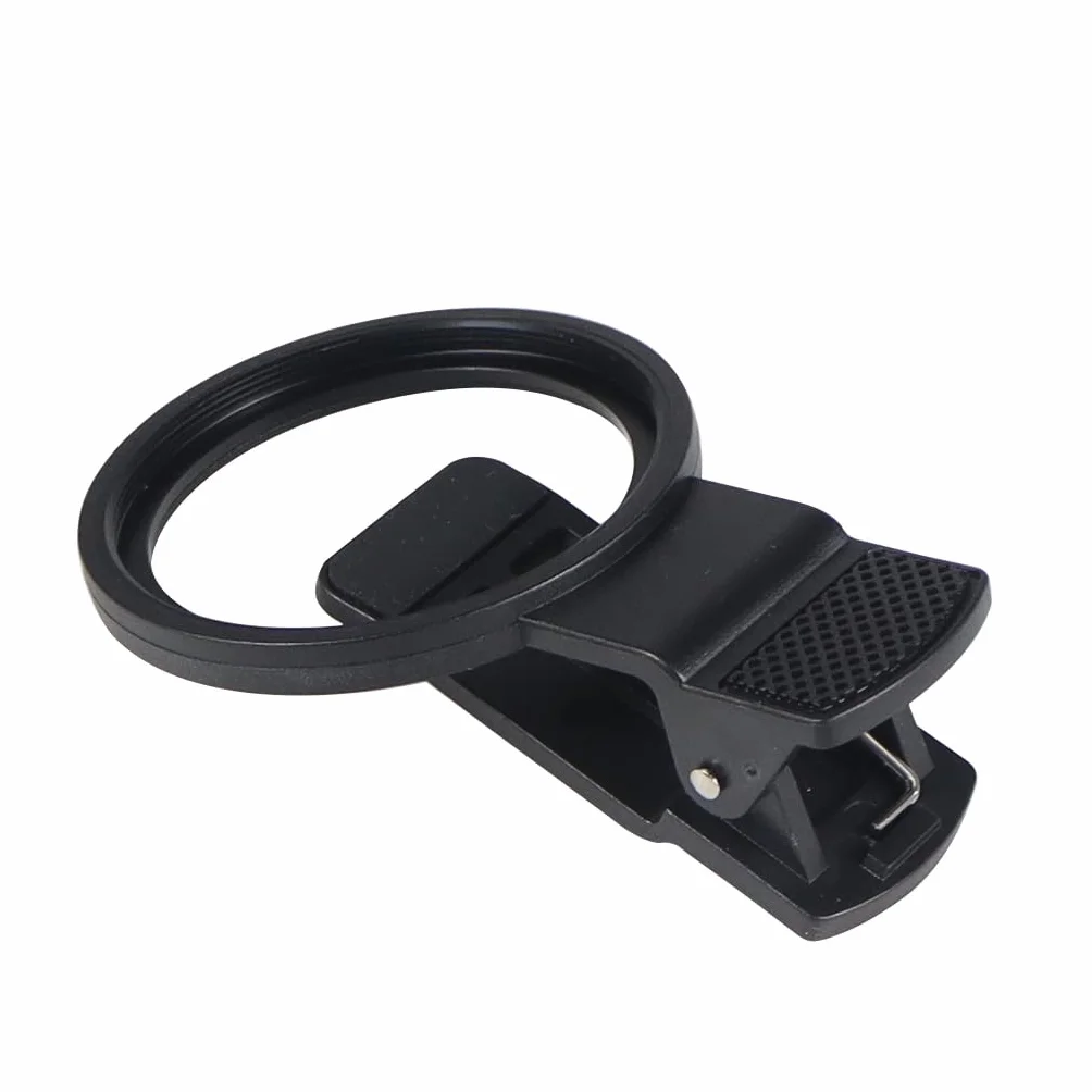Profesjonalny klips do aparatu telefonicznego 52 mm z obiektywem makro CPL Star Variable ND Filtr do wszystkich smartfonów z gwintem ze stopu aluminium (tylko klips, okrągły otwór)