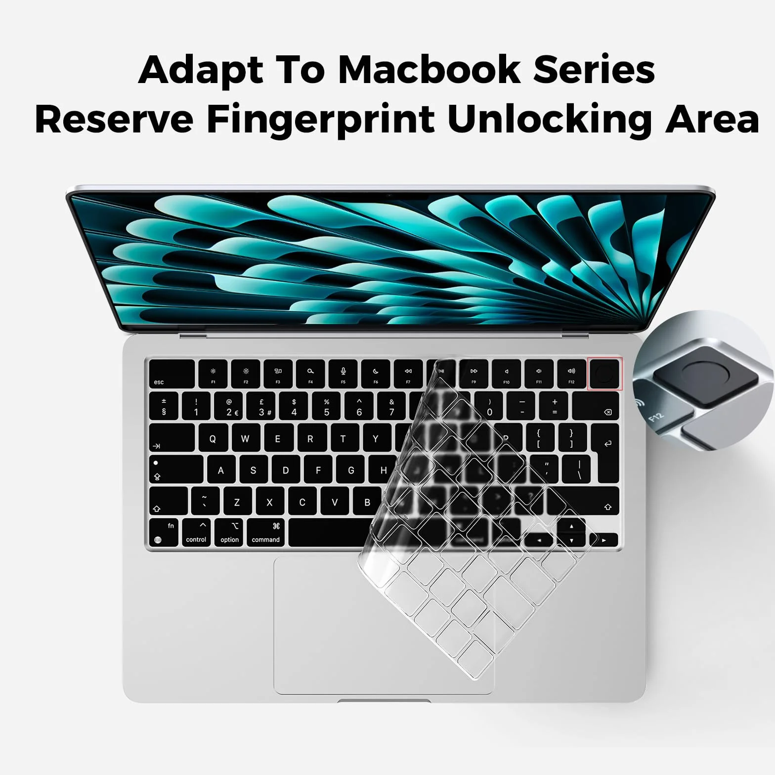 Protection Clavier Compatible MacBook Air M5 M4 M3 M2 13.6" 15" 2026-2022 MacBook Pro M5-M1 Pro/Max 14" 16" 2026-2021 TPU Clair