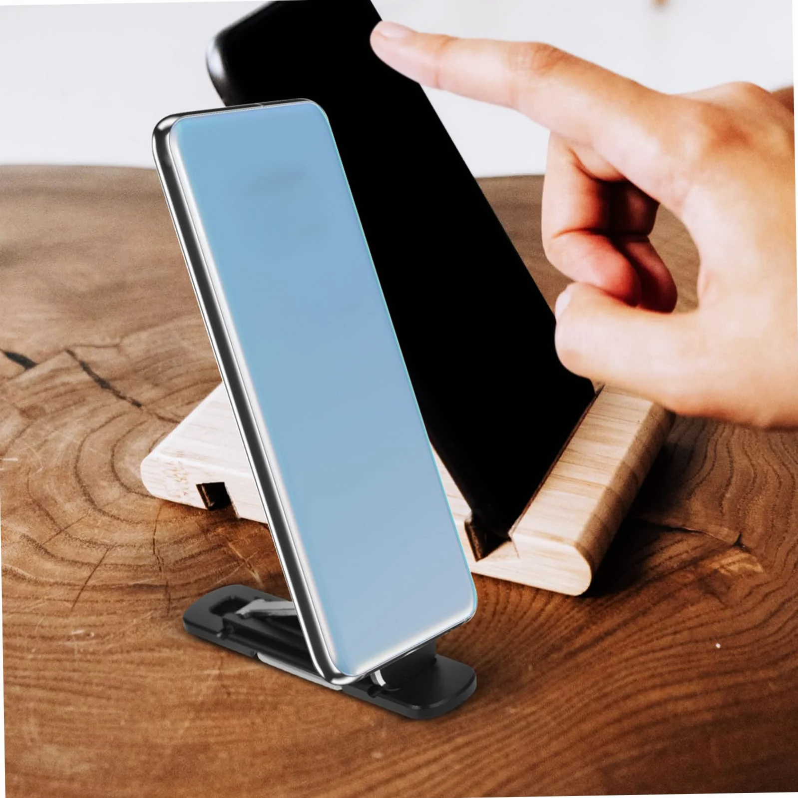 Angoily Niewidoczny Uchwyt Na Telefon Prosty Uchwyt Na Telefon Stojak Na Smartfona Komórkowy Regulowany Wspornik Do Telefonu Komórkowego Wspornik Do