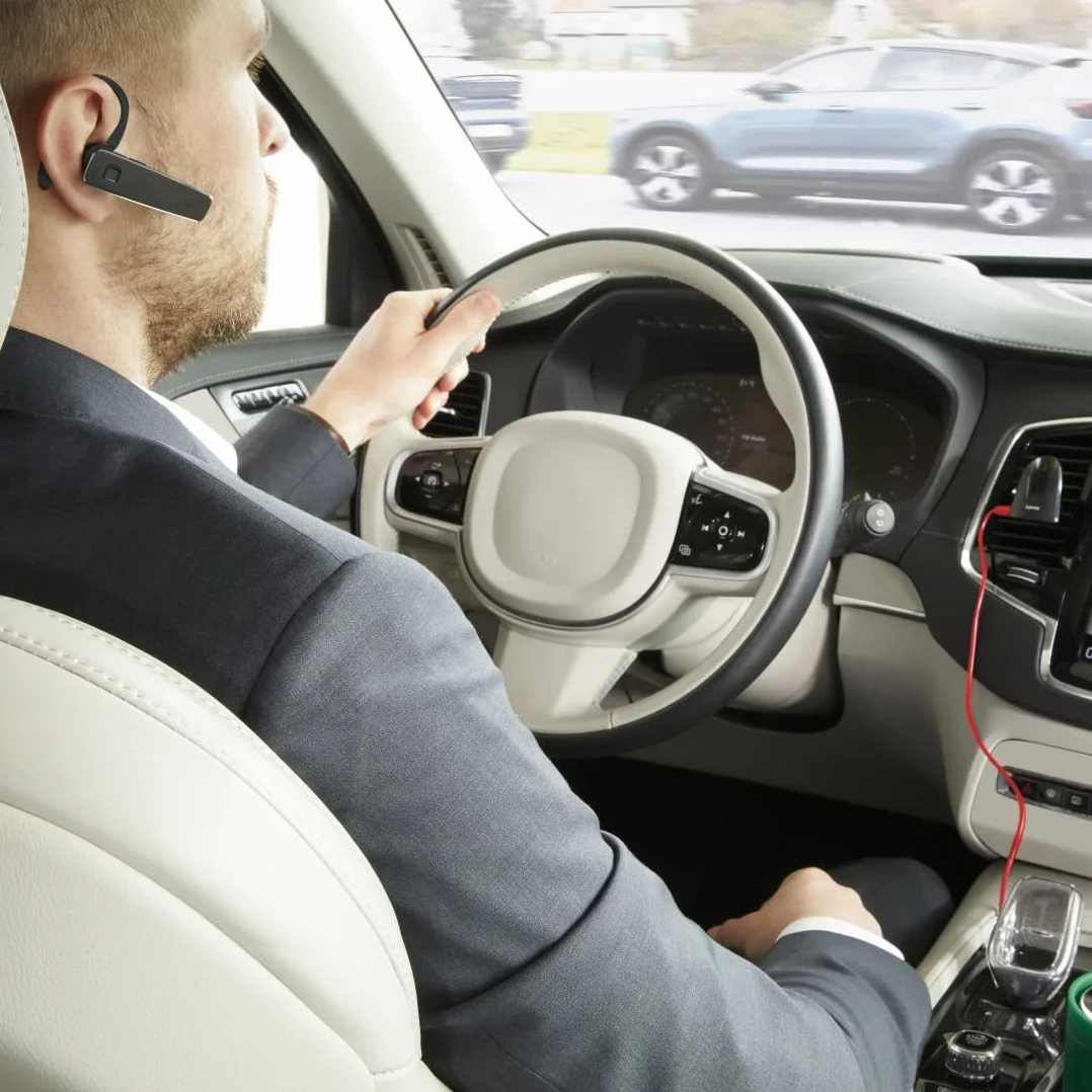 Hama Zestaw słuchawkowy Bluetooth "MyVoice2100", One-Ear (Mono Headset Bluetooth 5.0, akumulator 80 h, bezprzewodowy zestaw słuchawkowy do 2 urządzeń, pałąk na ucho S/L, idealny dla osób noszących