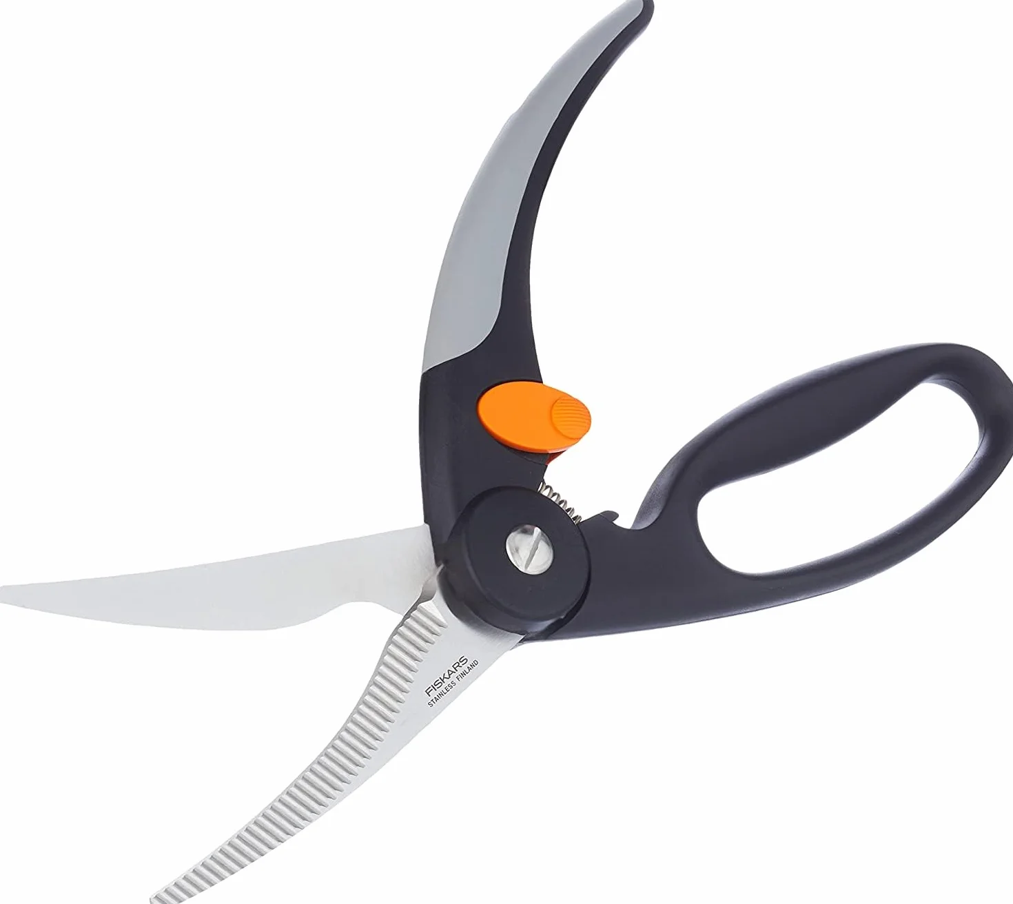 Fiskars Cisaille à volaille 25 cm Acier Plastique Noir Gris Orange