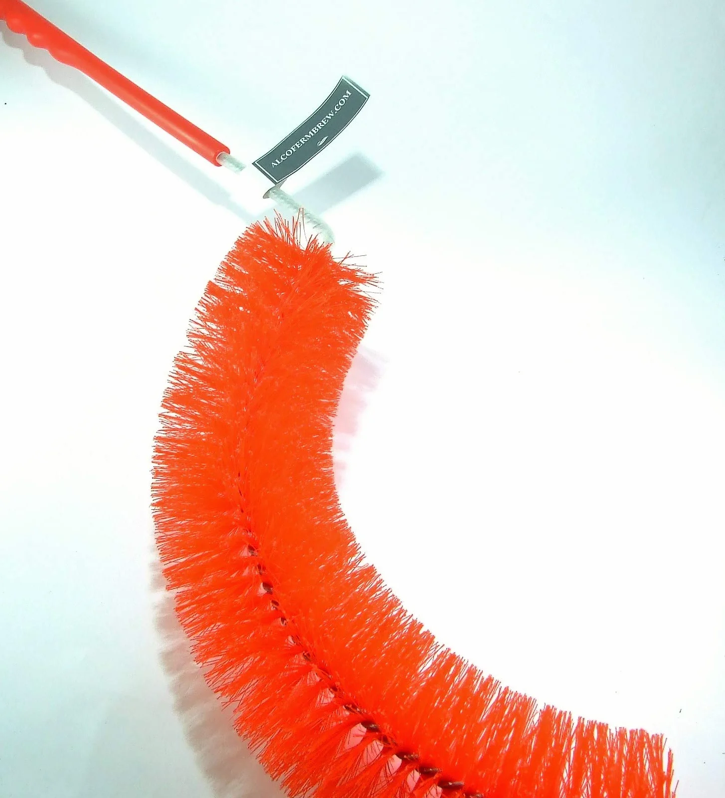 AlcoFermBrew Brosse pour Dame Jeanne courbé 73cm - Goupillon courbé pour Dames-jeannes