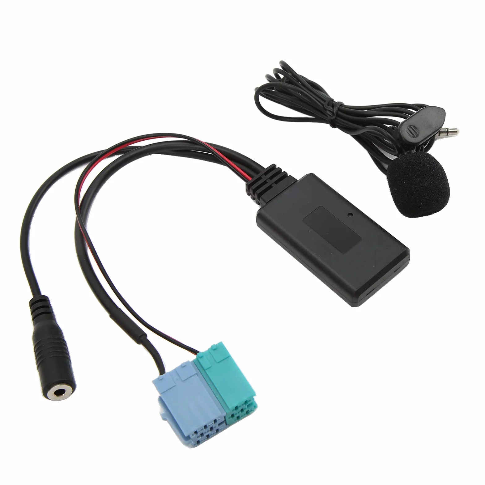 Kabel Samochodowy Bluetooth AUX IN 6 + 8-pinowy Adapter Bluetooth AUX IN Wymiana Mikrofonu Bez Użycia Rąk Dla Fiata Bravo dla Radia od 2007
