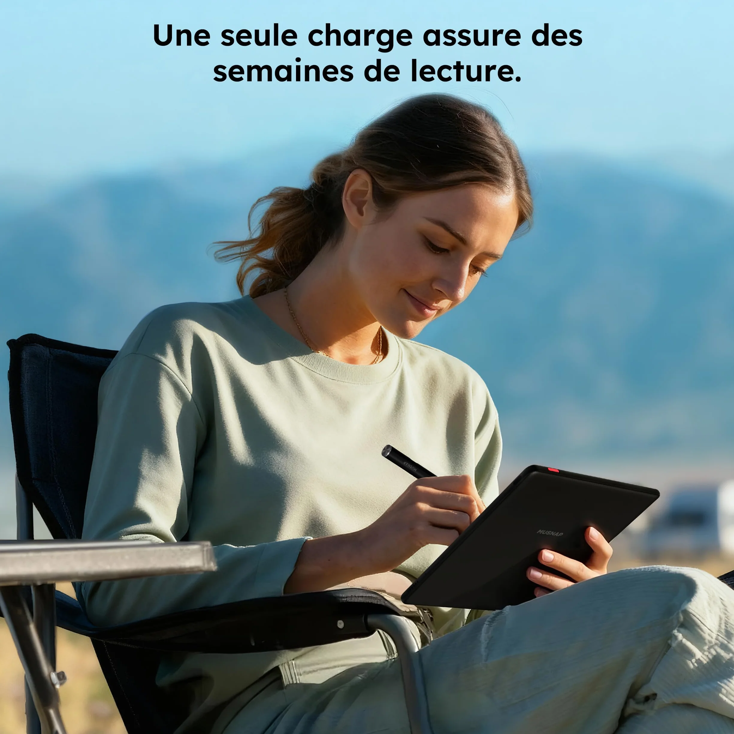 Ocean C 64 Go + 4 Go Lecteur eBook couleur 7" E-Ink avec batterie longue durée