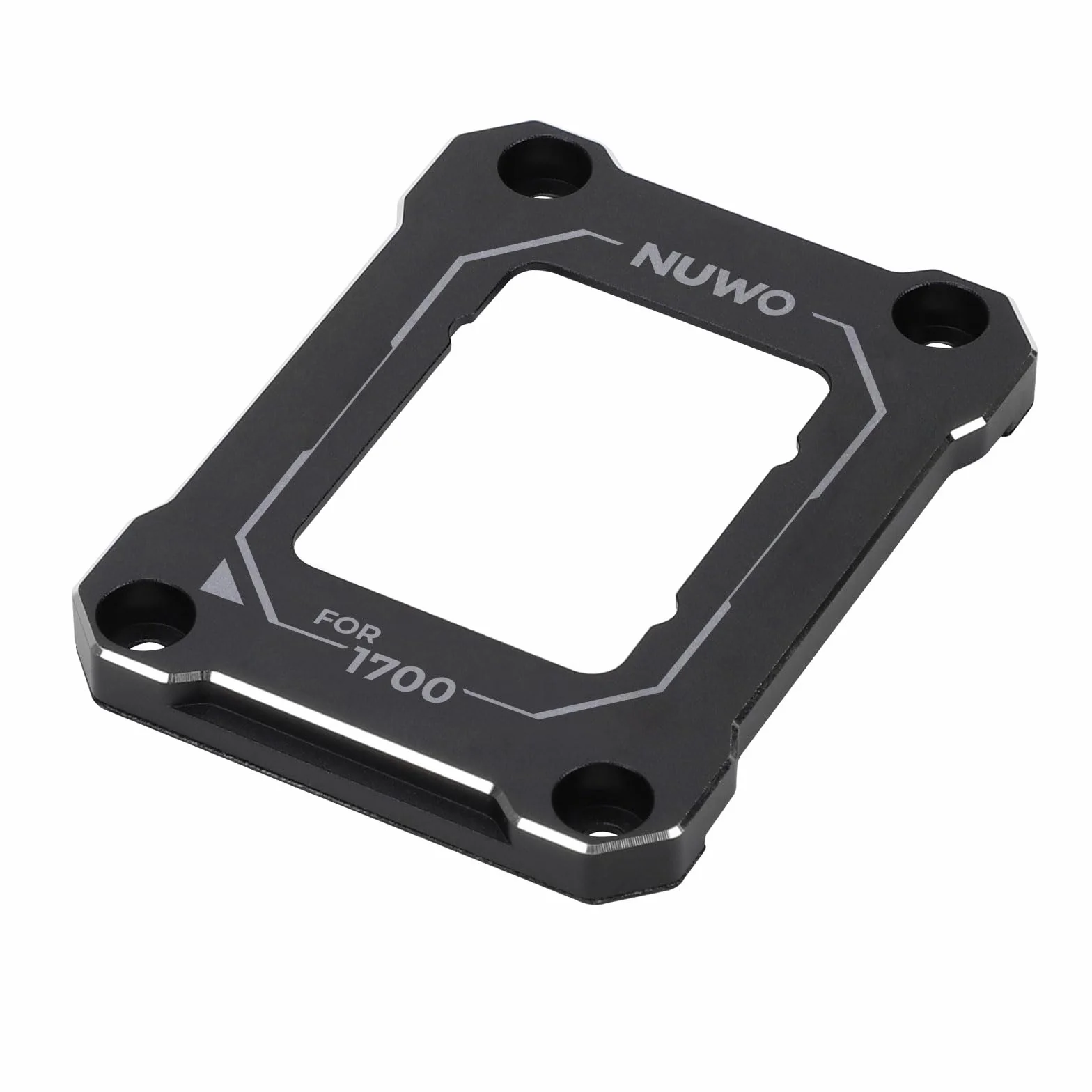 Nuwo FRCPU1700 Uchwyt mocujący do procesora LGA 1700, uchwyt ramy anty-zginający do procesora 1700 12a/13a/14. generacji, czarny