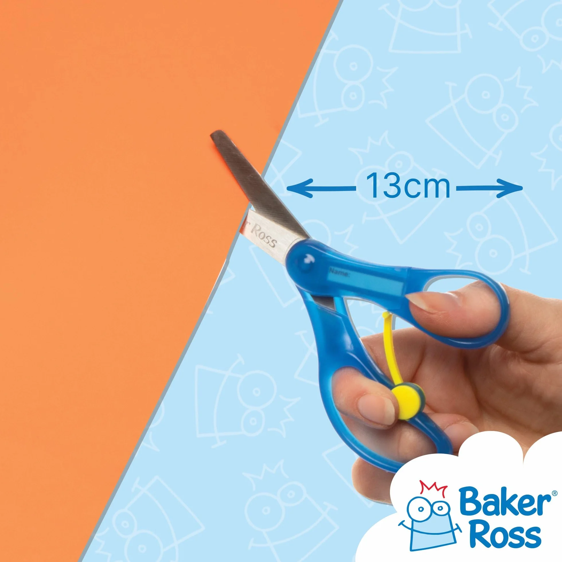 Baker Ross Ciseaux À Ressort Enfants Lot de 3 Paires
