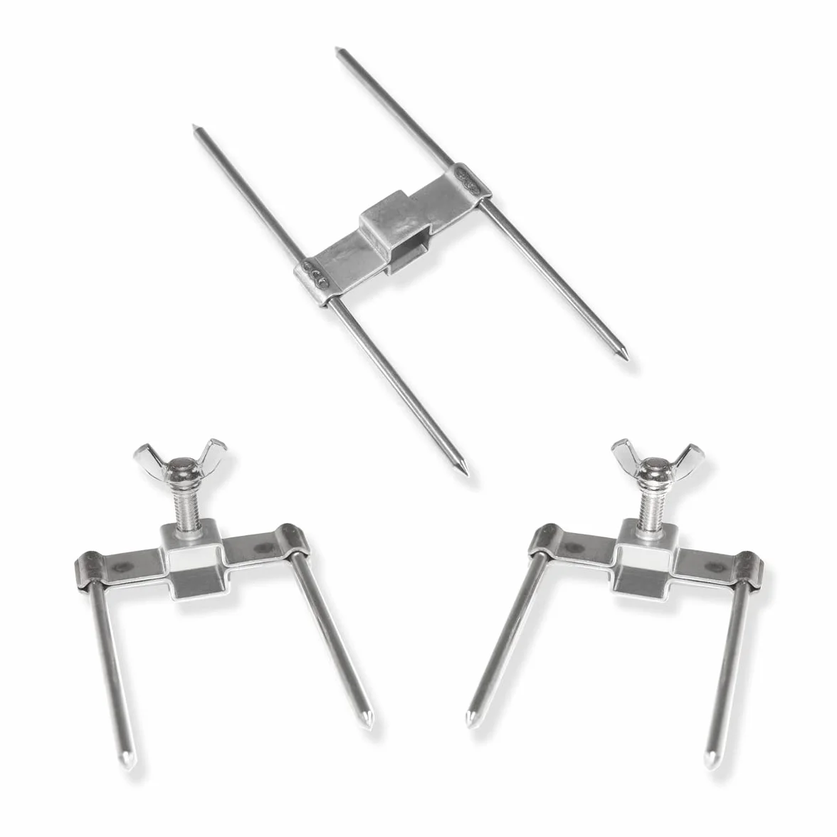 Lot de 10 brochettes de rôtissoire à poulet en acier, fourchette rotative professionnelle, pièce de rechange universelle 12 mm