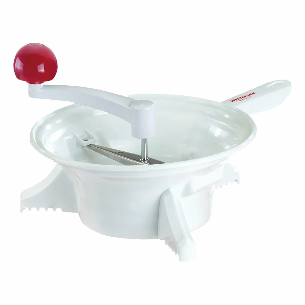 Westmark Moulin à Légumes 23 cm Plastique Acier Inoxydable Blanc Rouge