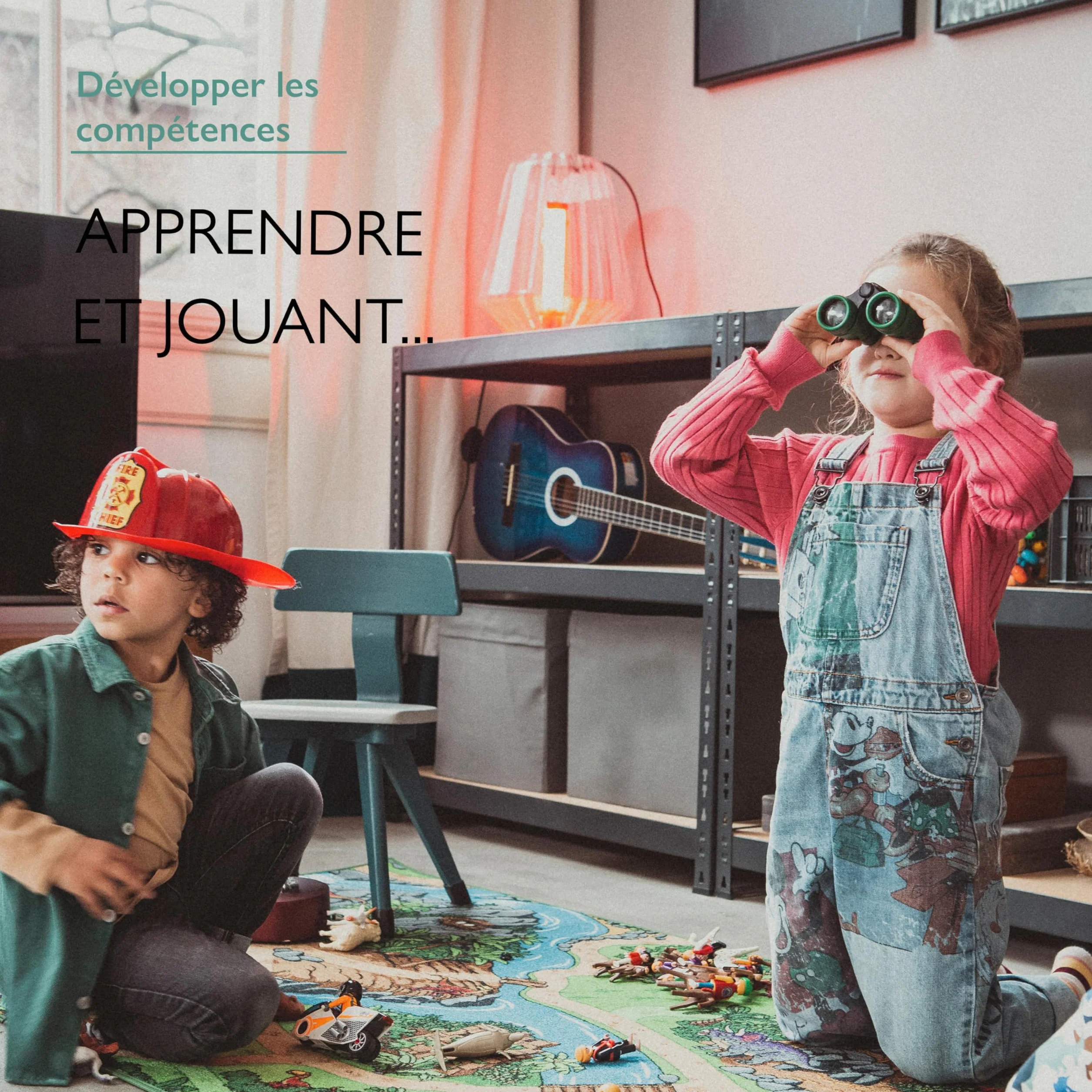 Carpet Studio Tapis Voiture Enfant 140x200cm, Tapis de Jeux Bebe, Antidérapant, Lavable 30°C - Dino