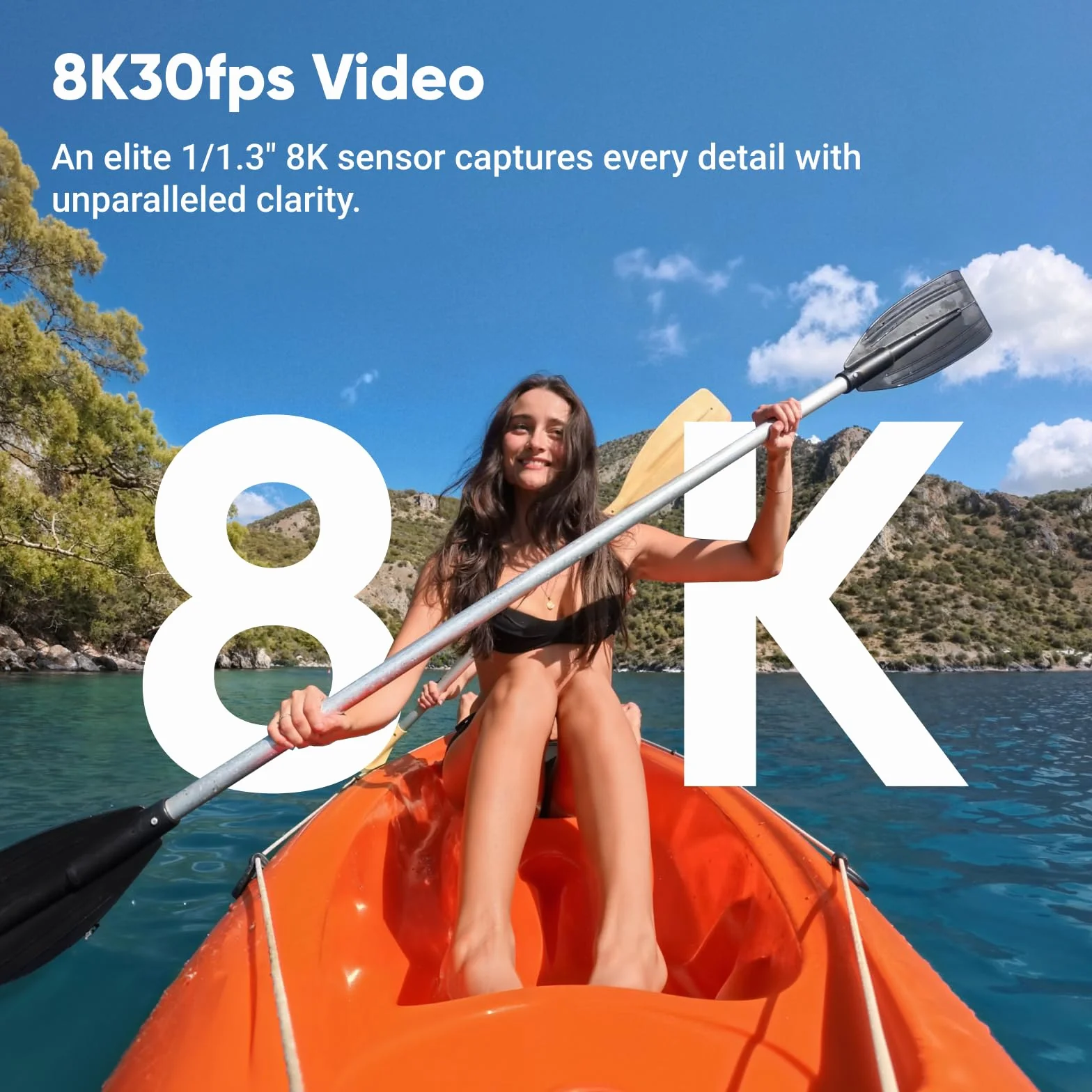 Insta360 Ace Pro 2 szt. Standardowa kamera sportowa wodoodporna 8K współinżynierska z Leica, czujnik 1/1,3", podwójny układ AI, doskonały przy słabym świetle, doskonały dźwięk