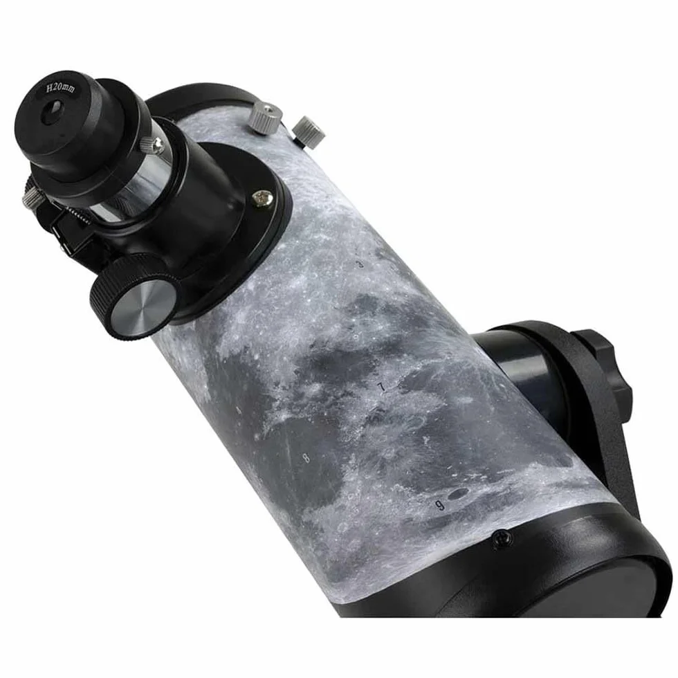Celestron 22016 Firstscope Robert Reeves Signature Edition 76mm Tabletop Dobsonian Telescope, Includes 20mm and 4mm Eyepieces, f/3.95 Focal Ratio - Black