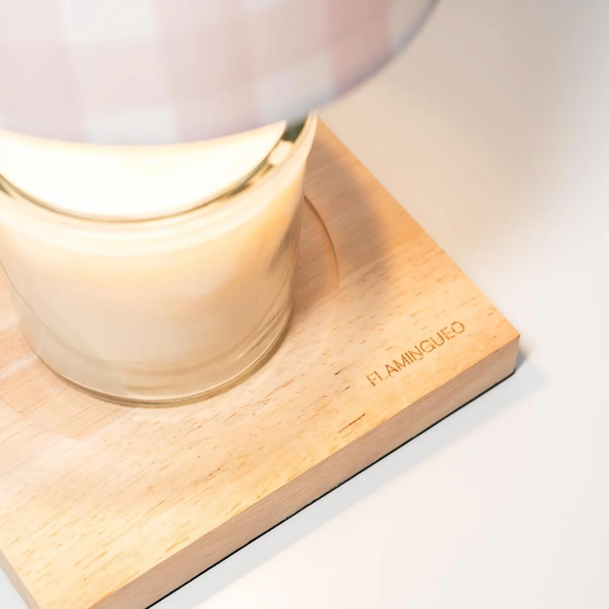 Flamingueo Lampe Chauffe Bougie - Candle Warmer Lamp - Deco Chambre - Intensité Réglable - avec Minuterie - Hauteur Réglable
