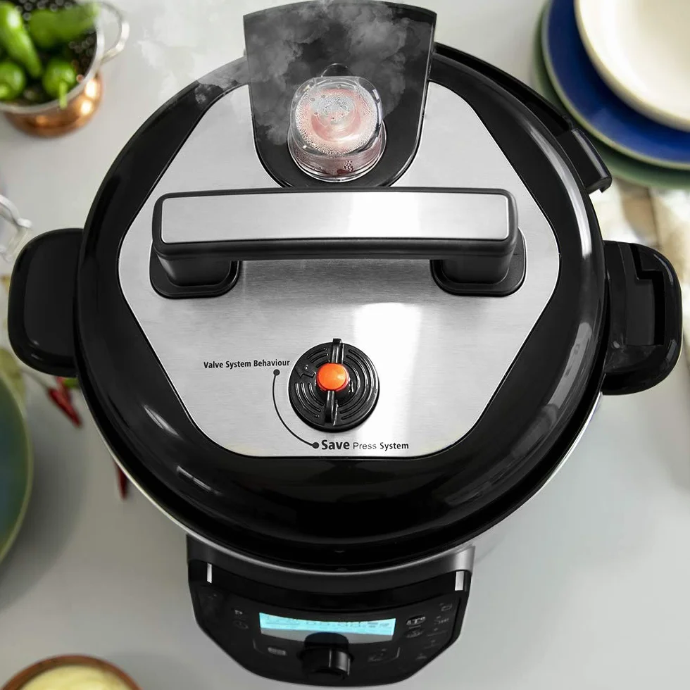 Cecotec Cocotte Programmable GM Modèle H Deluxe. Programmable 24 heures, Capacité 6 litres, Système de Cuisson Intelligent, Fonction Balance, Température Ajustable, Pression Ajustable