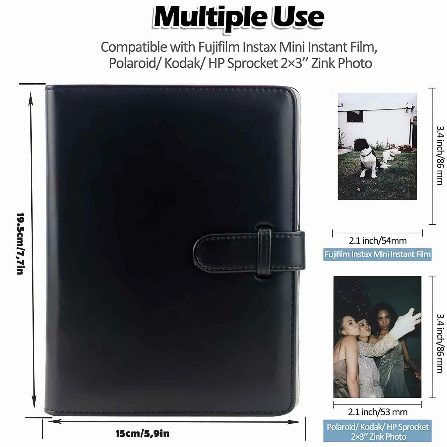Album photo Fujifilm Instax Mini 128 films pour LiPlay 11 90 70 50S 26 25 9 8+ 8 7S