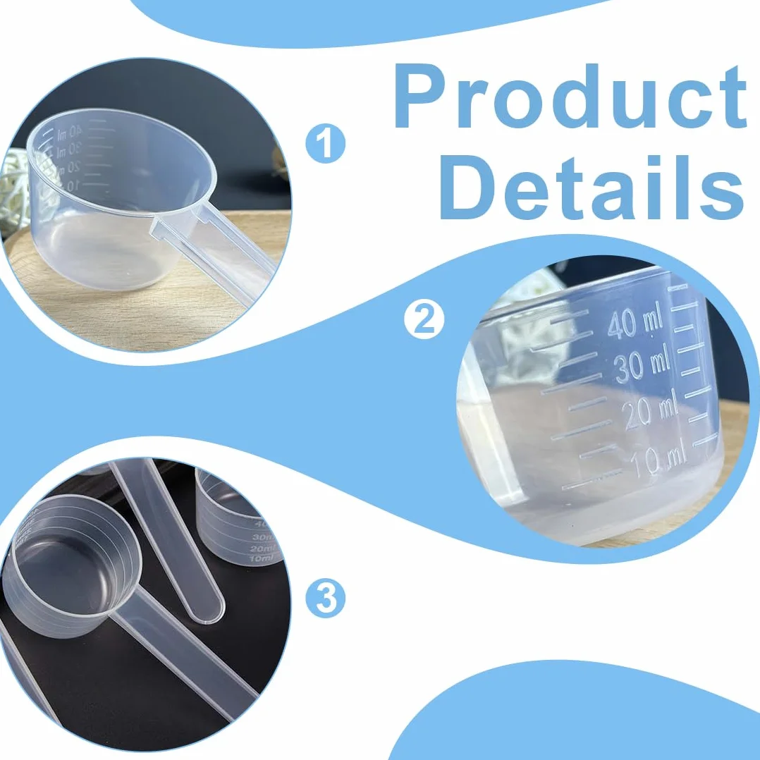 Cuillère Doseuse 5g XPEX 3 Pièces Mesureur Protéine Poudre Café Graduée