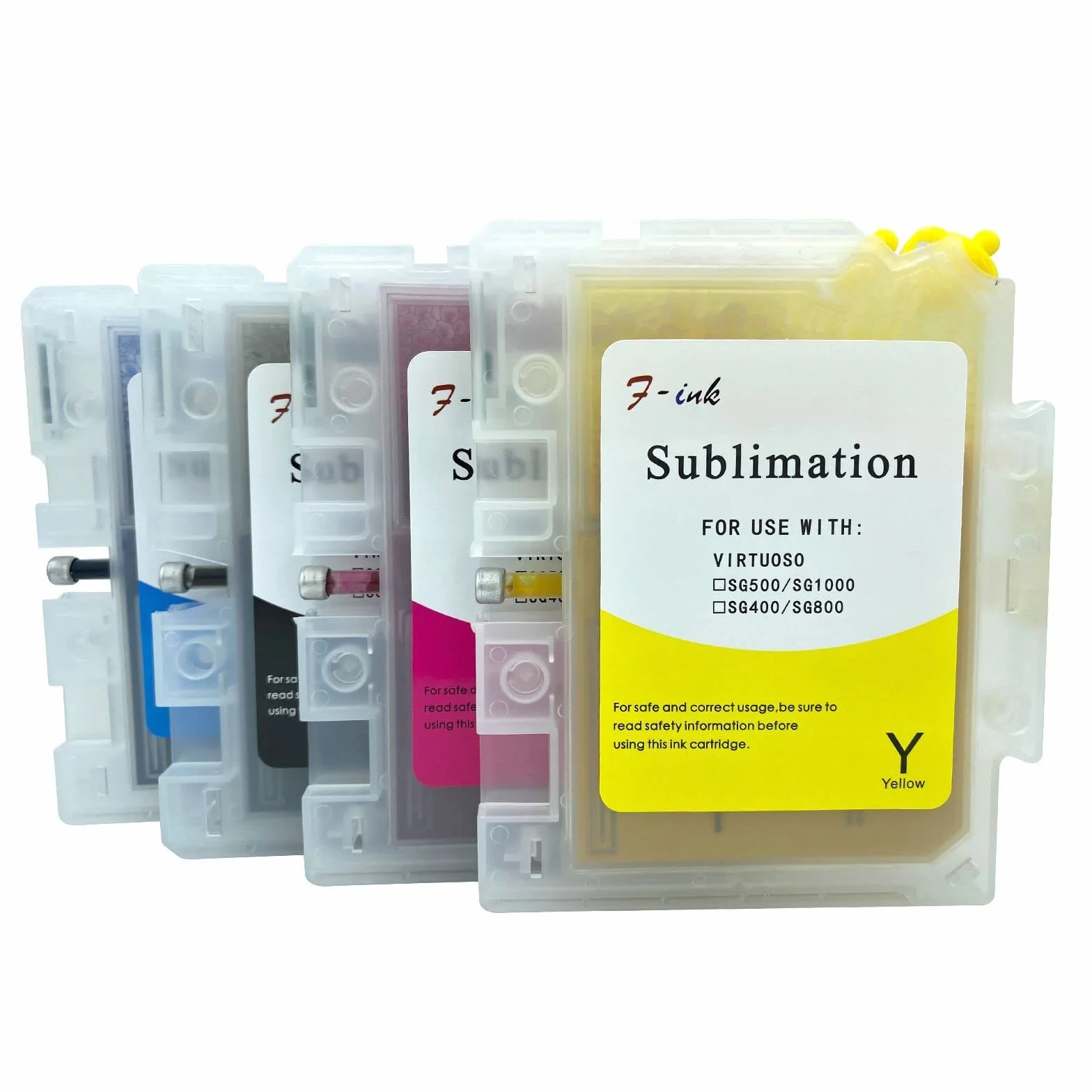 Cartouche d'encre de sublimation compatible Sublijet Sawgrass Virtuoso SG400 SG800 rechargeable