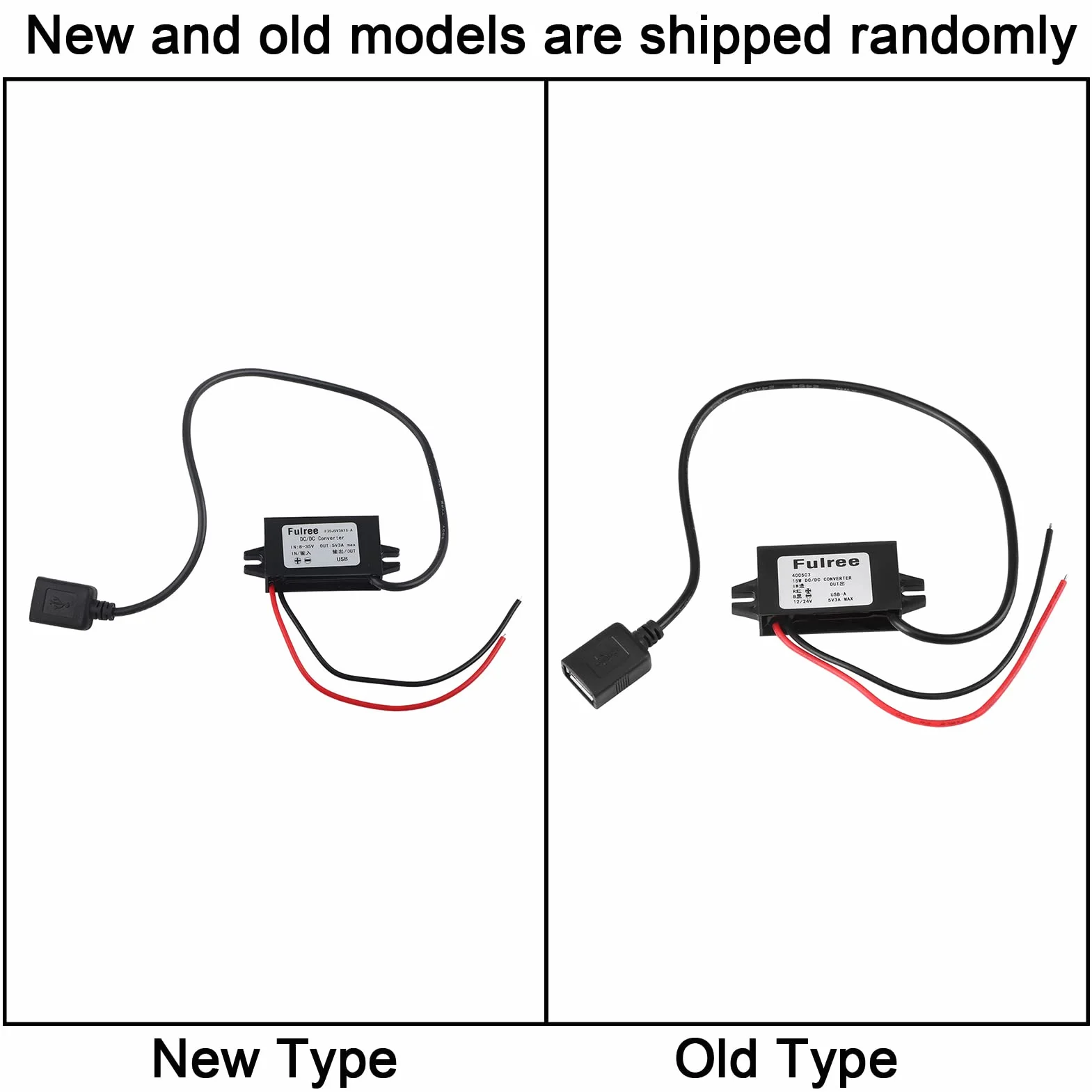 Konwerter DC-DC Moduł Przetwornicy DC 12 V/24 V na USB 5 V 3A Konwerter Samochodowy Zasilacz Wyjściowy