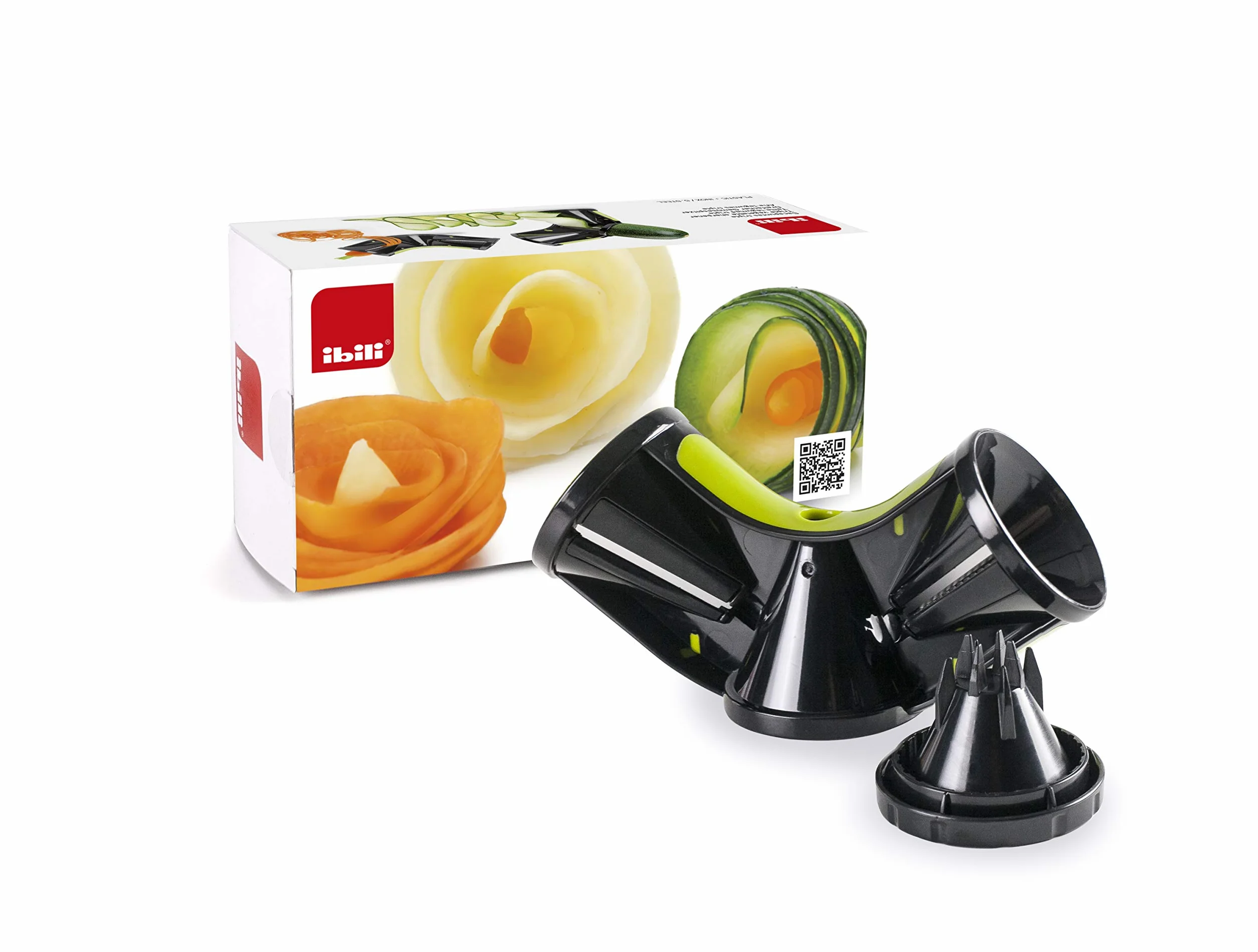 IBILI Taille Légumes Triple INOX Noir 20 x 10 x 7 cm