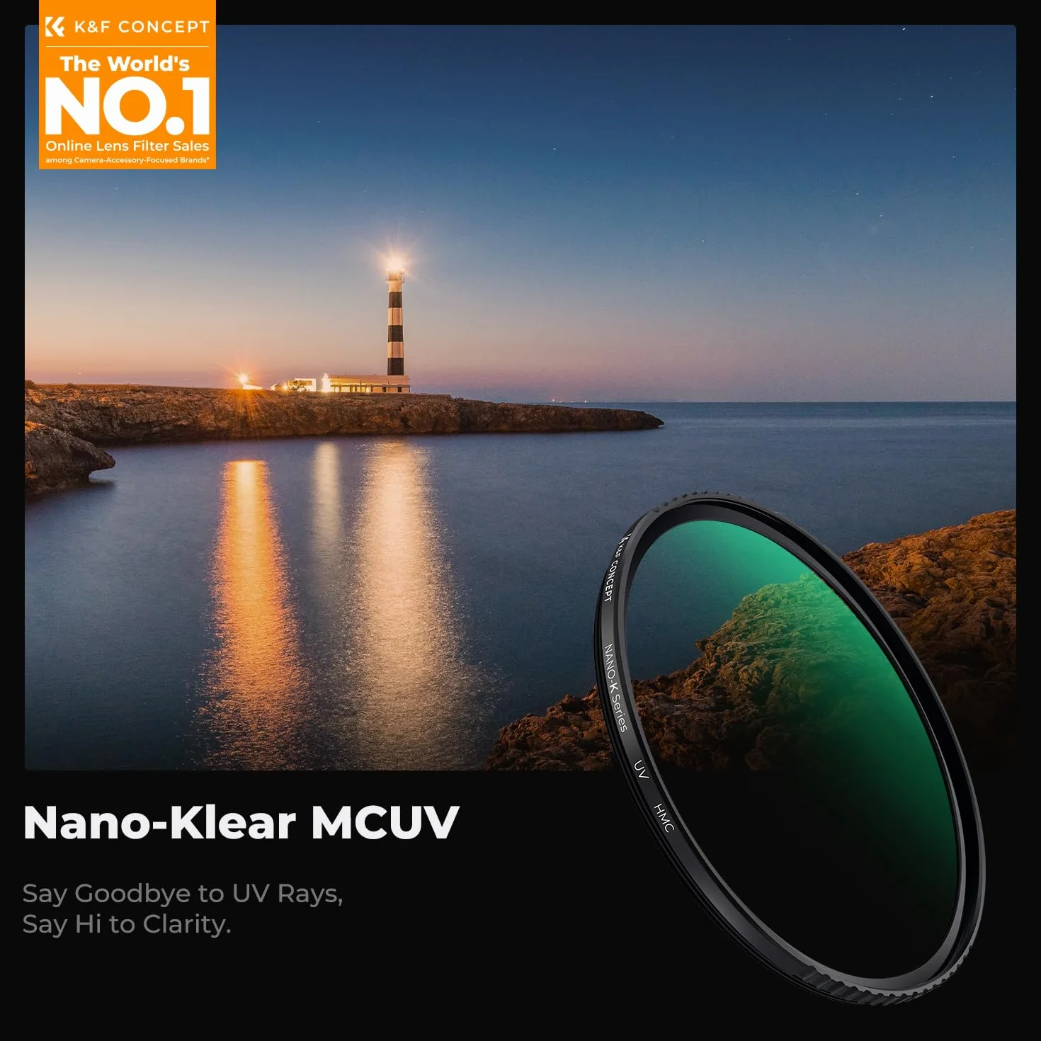 K&F Concept Seria K 39 mm MCUV Pro filtr UV Slim MC filtr ochronny UV filtr ultrafioletowy
